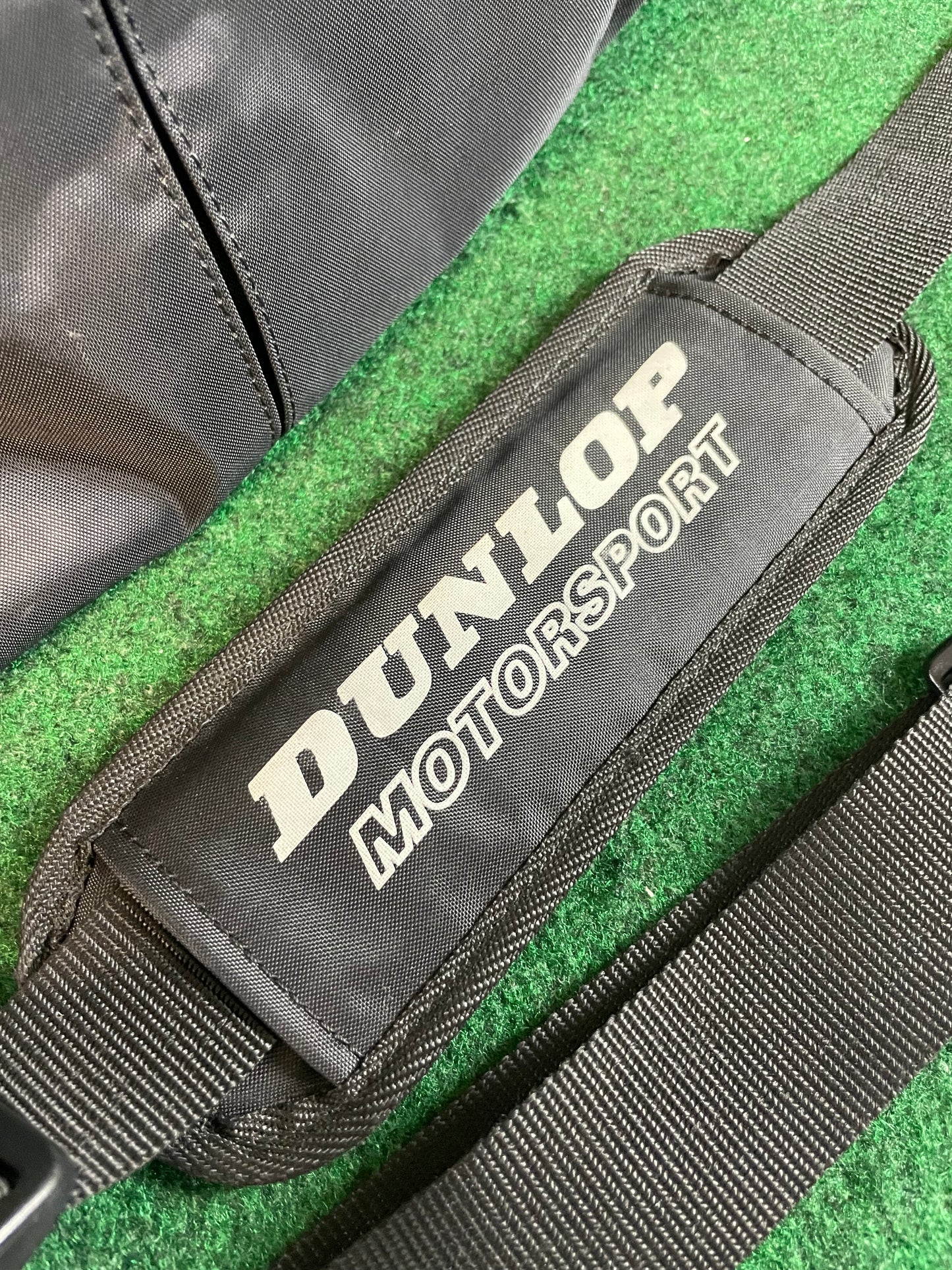DUNLOP Motor Sport - Black & Grey Duffel Travel Bag