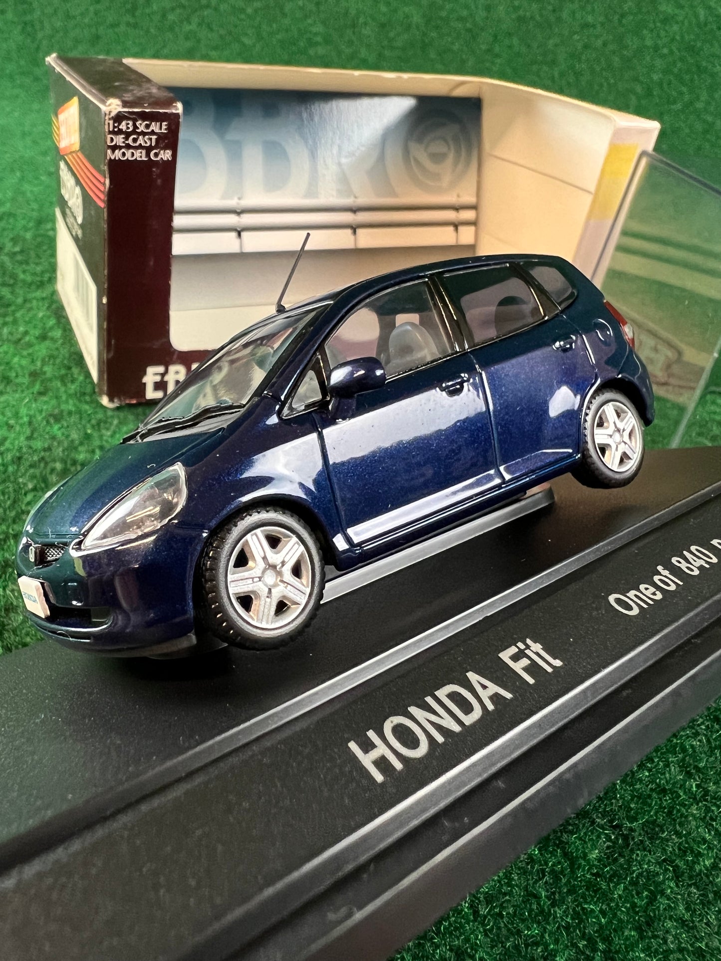 EBBRO HOT - Honda Fit - Dark Blue 1 of 840 1/43 Scale Diecast
