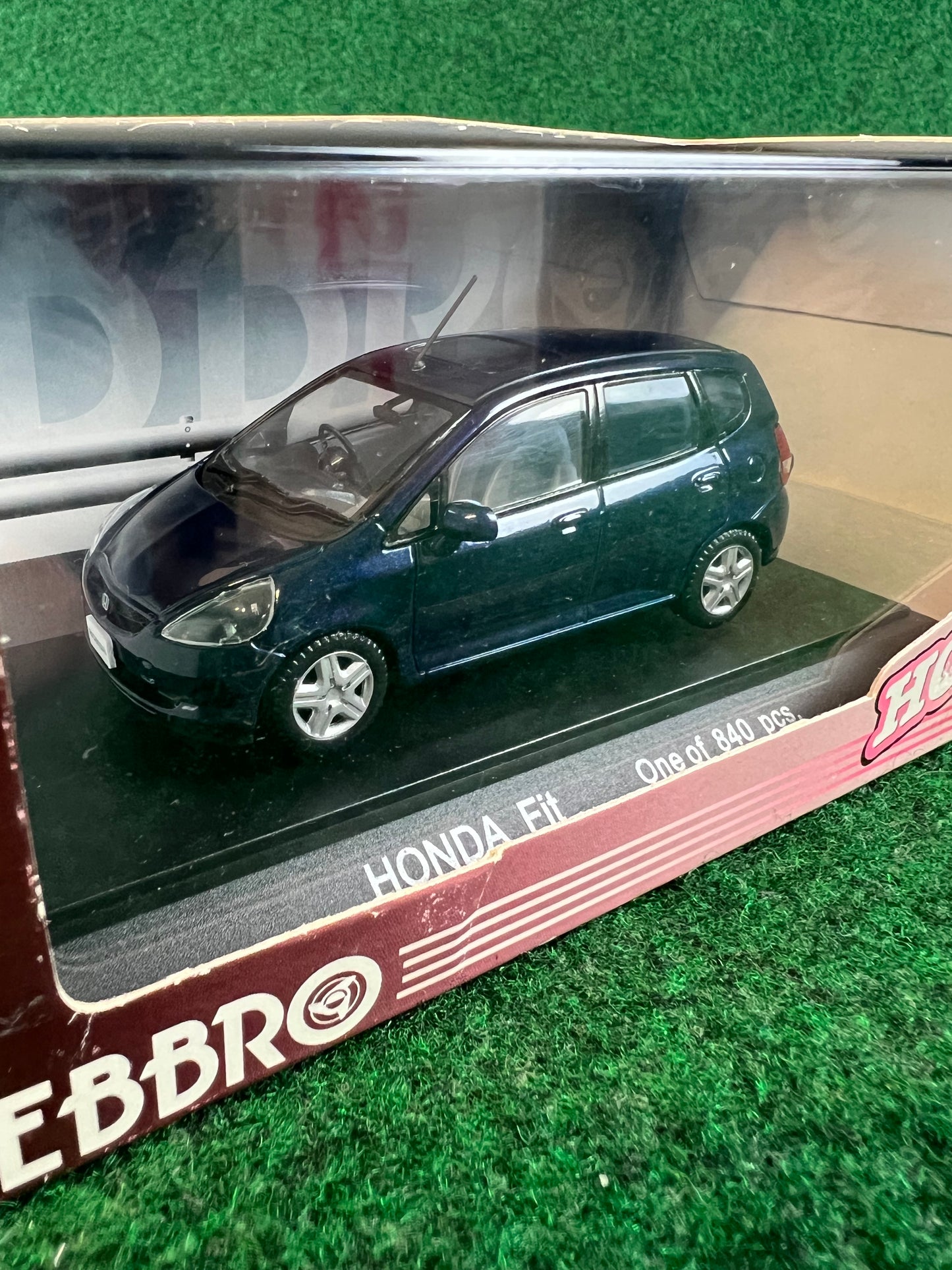 EBBRO HOT - Honda Fit - Dark Blue 1 of 840 1/43 Scale Diecast