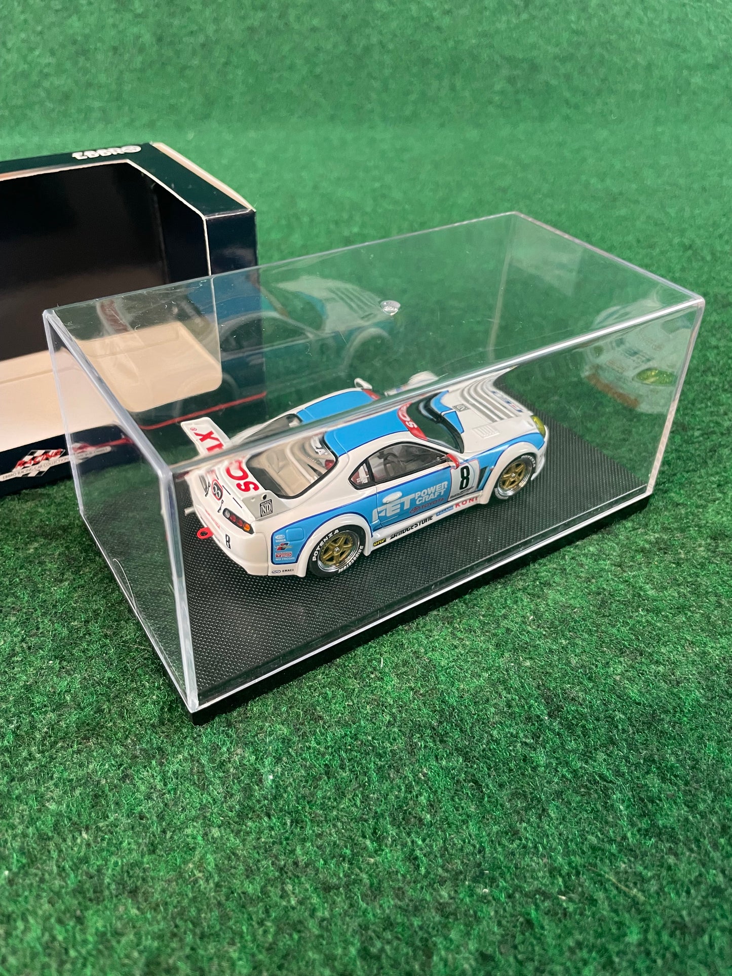 EBBRO - 1995 JGTC FET Sonax Toyota Supra 1/43 Scale Diecast