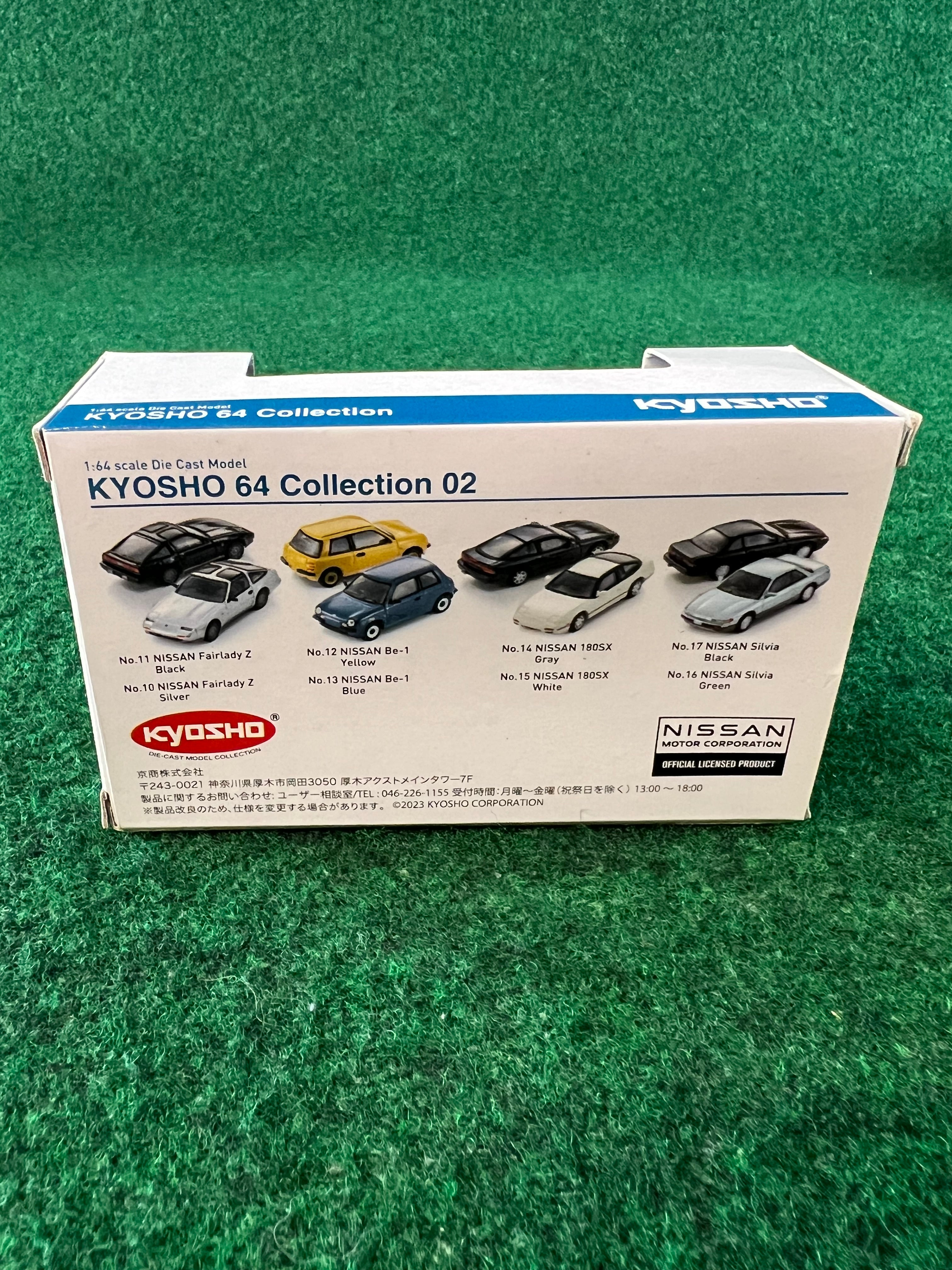 M*O様 京商　Auto Scale CollectionNISSAN 180S KYOSHO 64 Collection - Nissan 180sx (White) 1/64 Scale Diecast Car