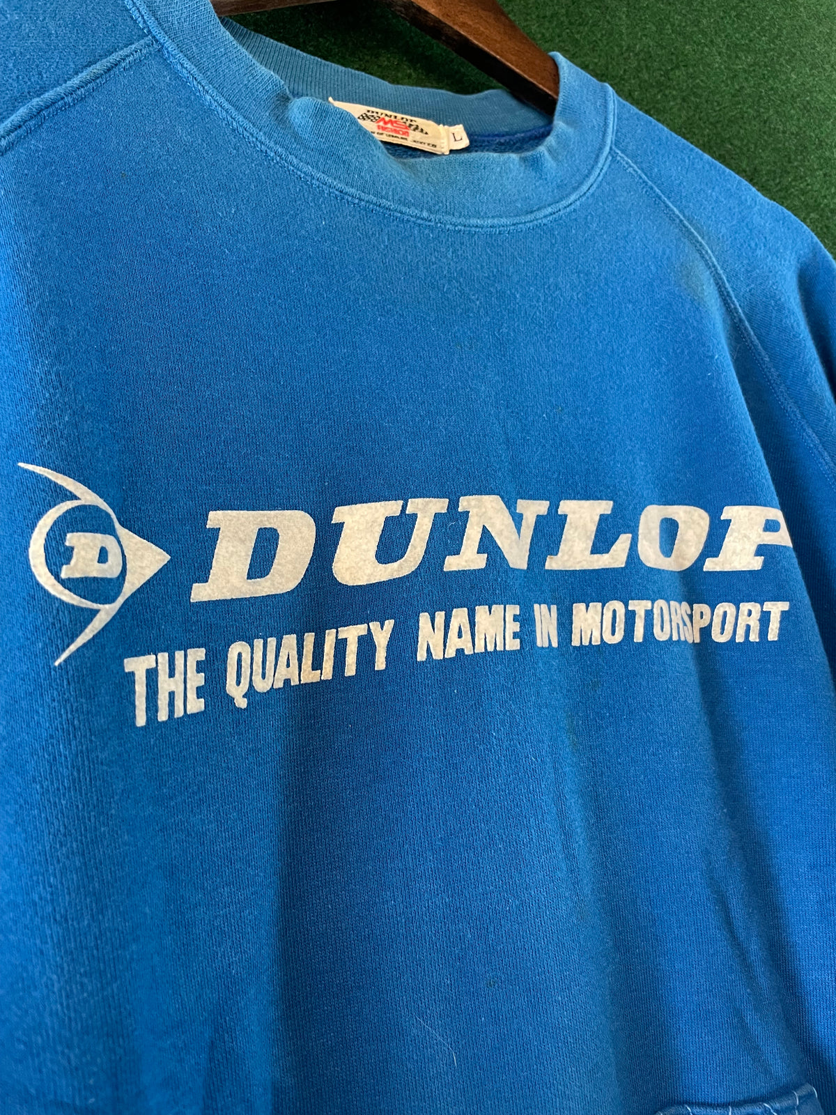 DUNLOP Motorsport - Vintage Blue Front Pocket Sweatshirt