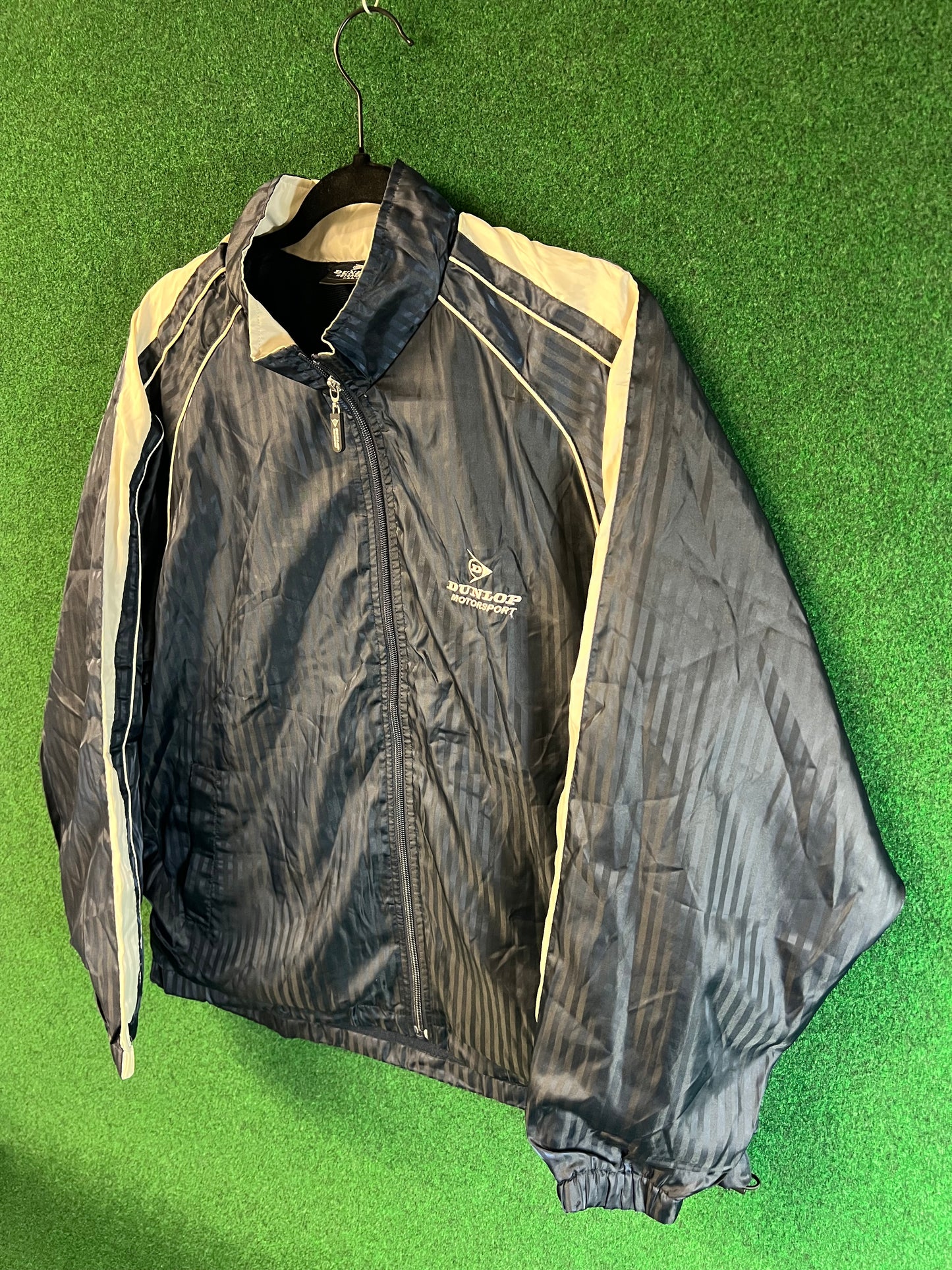 DUNLOP Motorsports - Zip Up Track Style Windbreaker Jacket