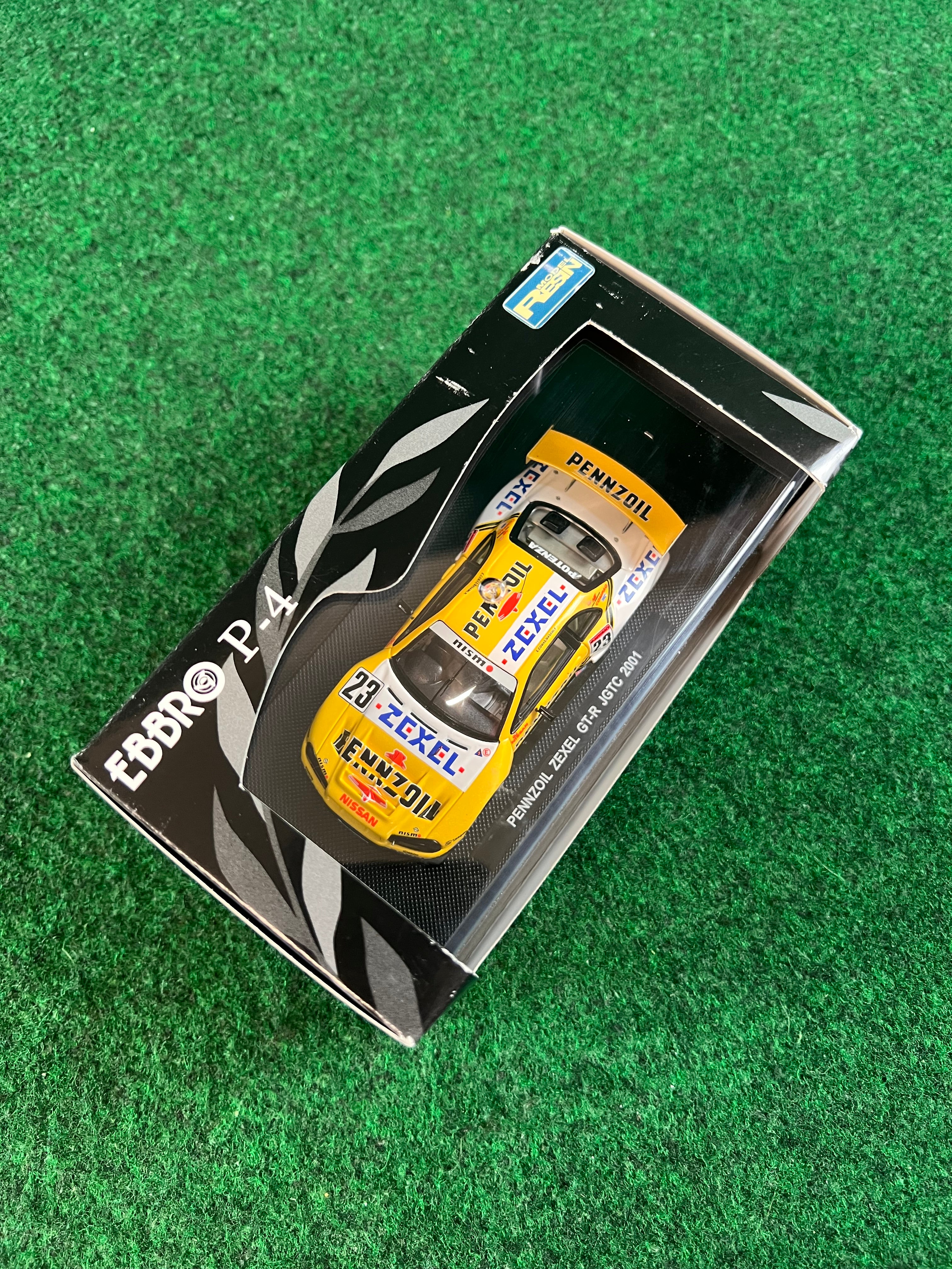 EBBRO P-4 Nissan Skyline R34 GTR 2001 Pennzoil Zexel 1/43