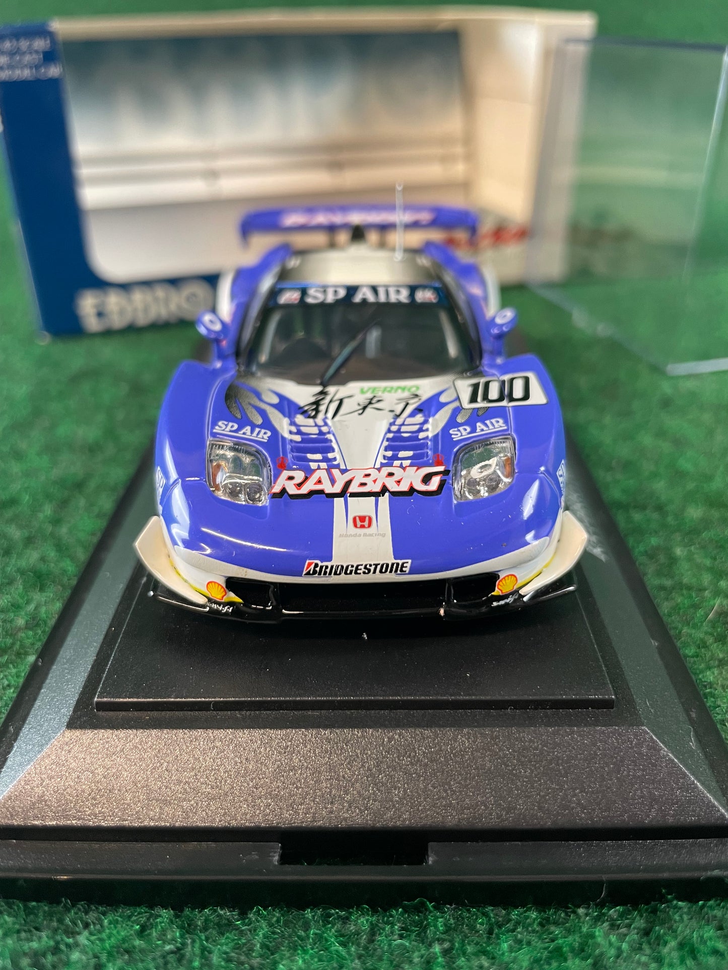 EBBRO Racing Car Collection: JGTC RAYBRIG 2004 Honda NSX Suzuka 1000km 1/43 Scale Diecast