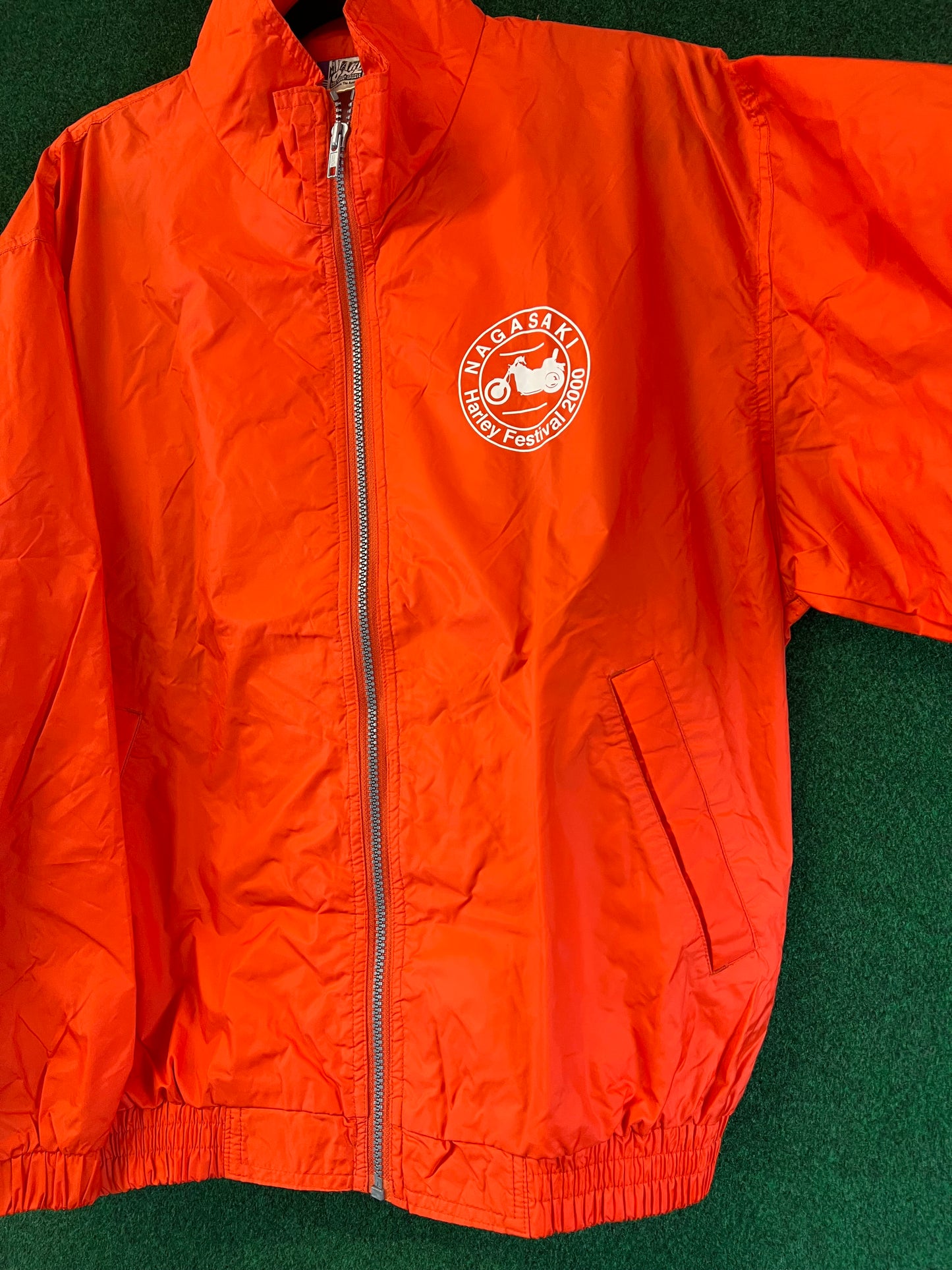 Nagasaki, Japan - Harley Festival 2000 Volunteer Staff Windbreaker Jacket & DVD Set