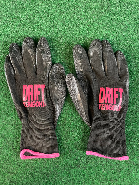 Drift Tengoku - (1) Elastic Rubber Grip Work Gloves