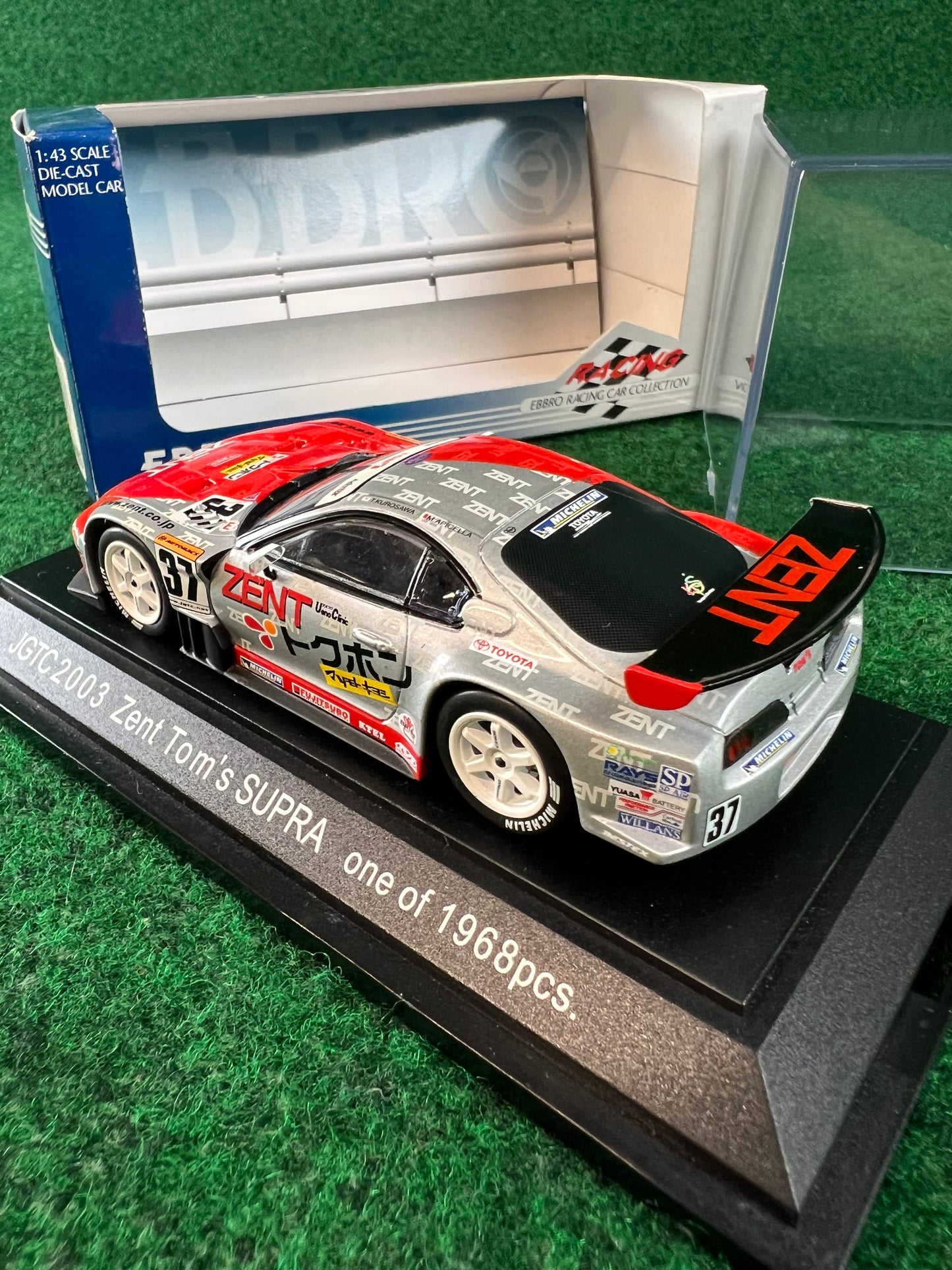 EBBRO - 2003 Zent Tom's Toyota Supra 1/43 Scale Diecast