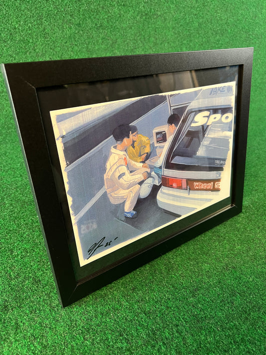 Spoon Sports - Take One Honda Civic EF Racecar Tuning Framed Print