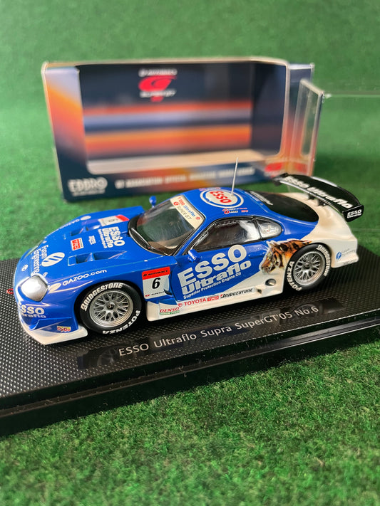 EBBRO Super GT 2005 ESSO Ultraflo Toyota Supra 1/43 Scale Diecast