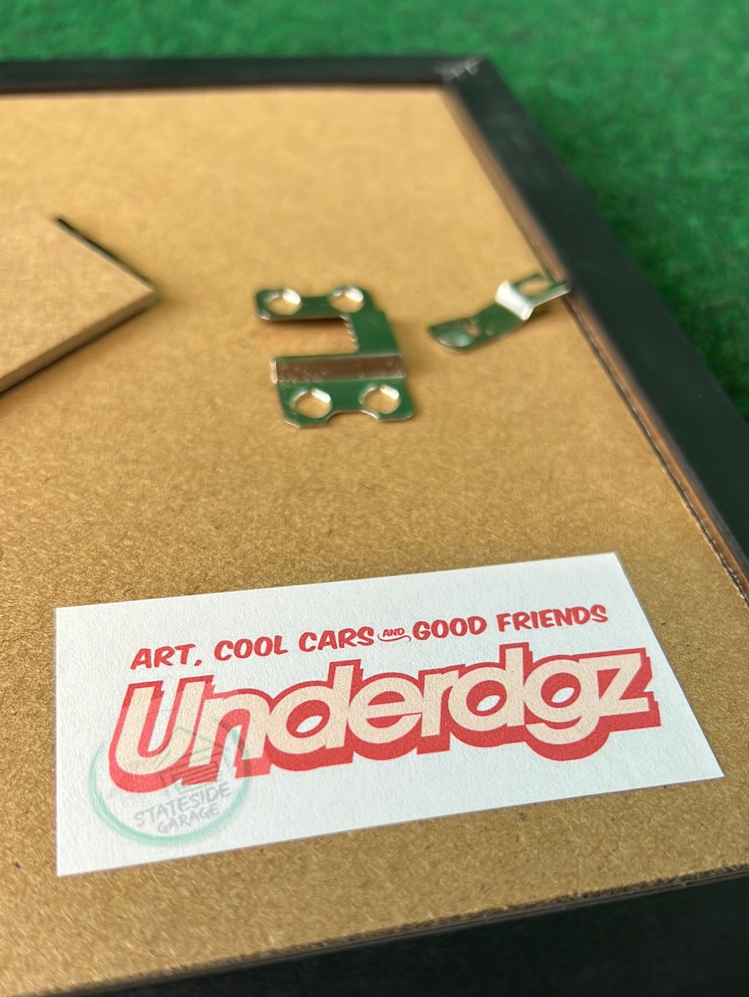 UNDERDOGZ - Black Honda Integra DC5 (Acura RSX) Rear Taillight View Framed Hand Drawn, Watercolor Painted & Signed Print