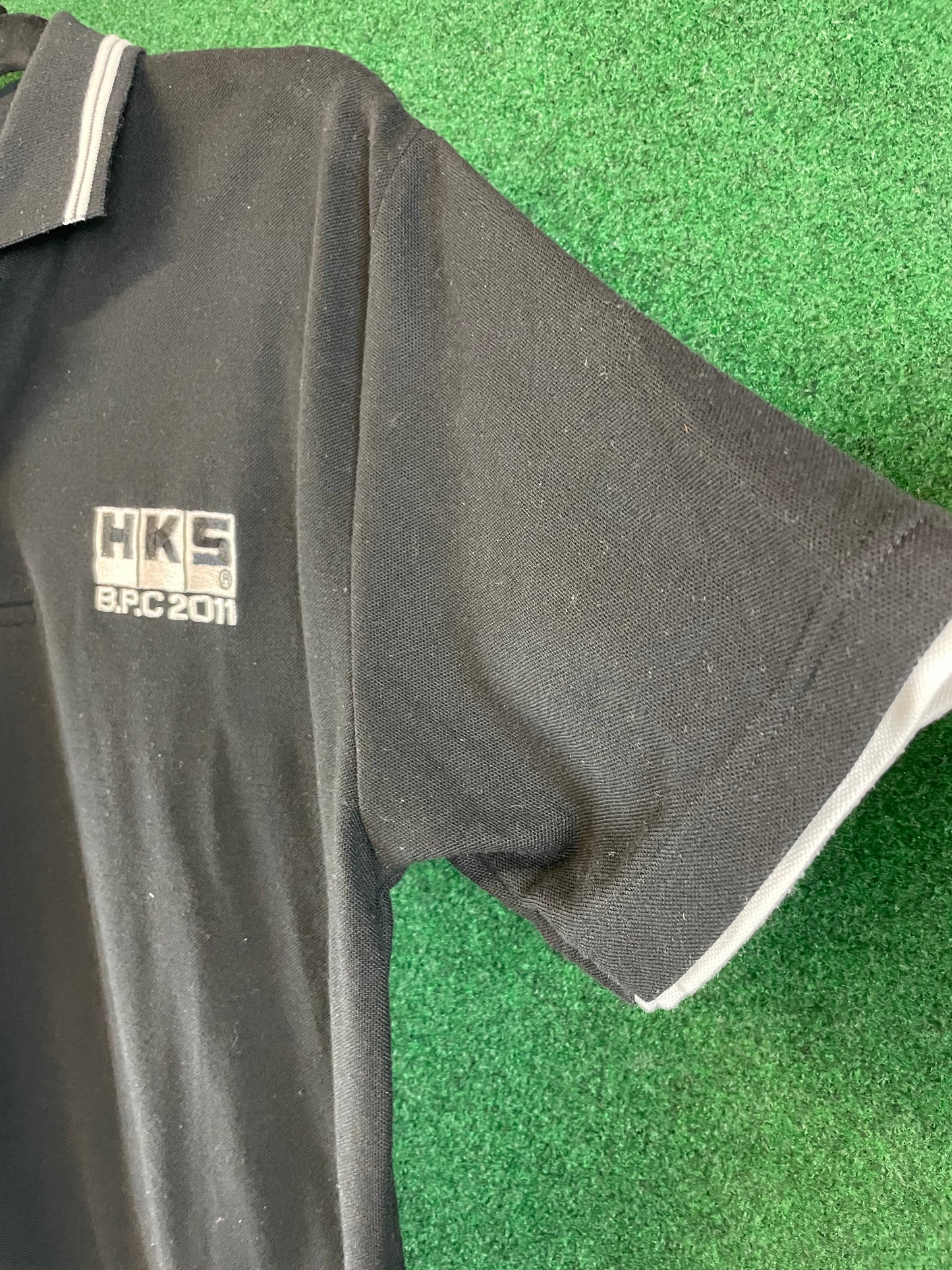HKS B.P.C 2011 Driving Performance - Black & White Polo Shirt (XL)