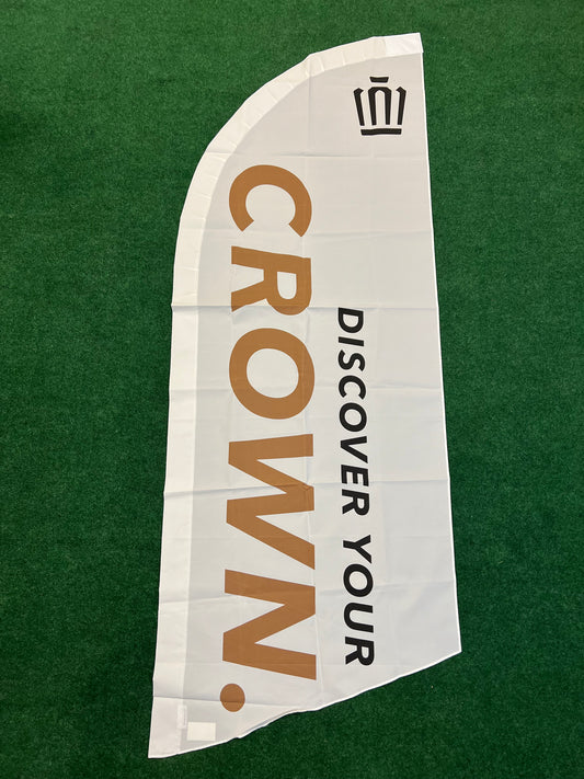 Toyota Crown - Japanese Dealership Vertical Nobori Style Banner