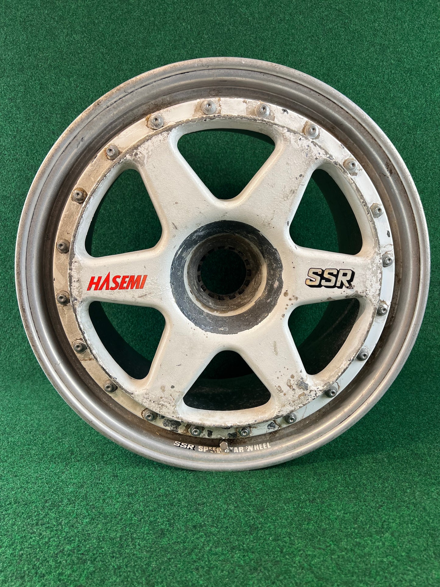 HASEMI x SSR Wheels - JGTC Nissan Skyline R32 GT-R Race Used Centerlock Wheel Set