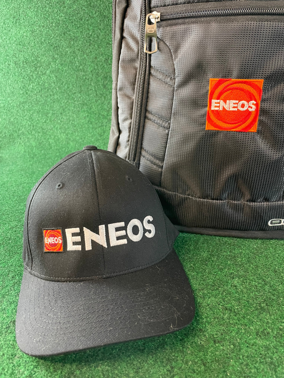 ENEOS - Ogio Black Backpack and Flexfit Hat Set