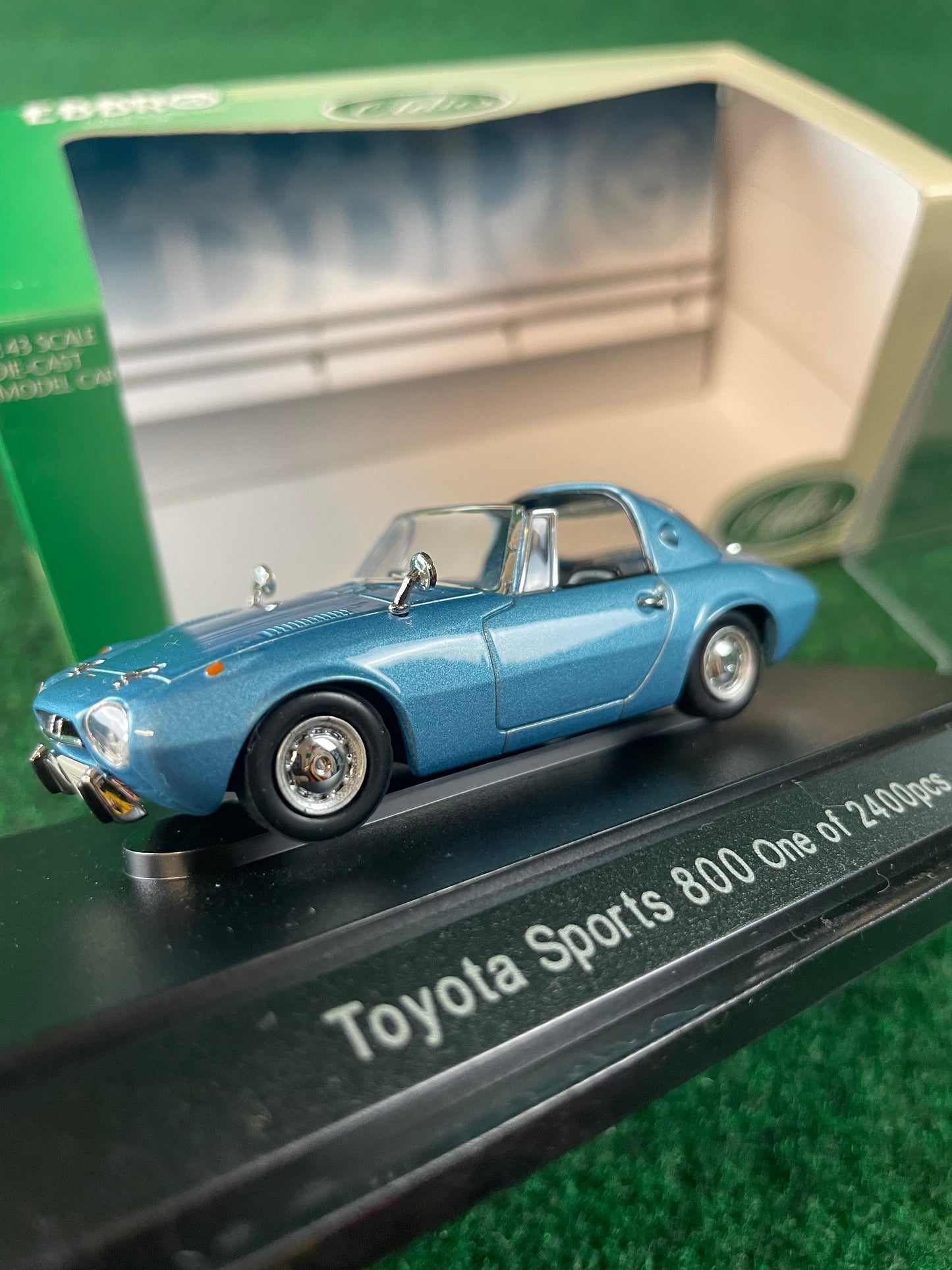 EBBRO - Toyota Sports 800 Lt. Blue 1/43 Scale Diecast