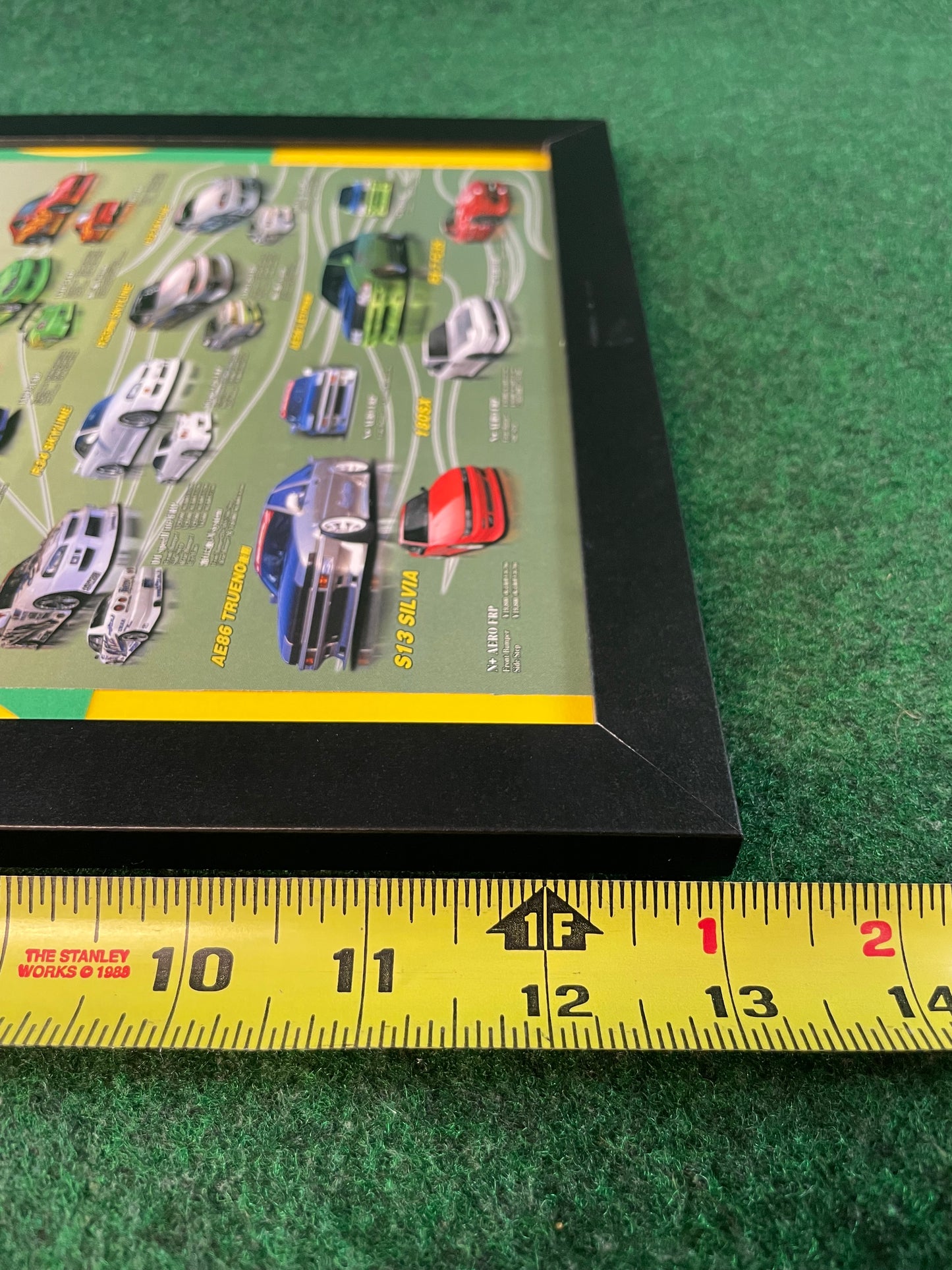 URAS - Aero Lineup (Nissan, Toyota, Mazda) Full Page Framed Advertisement