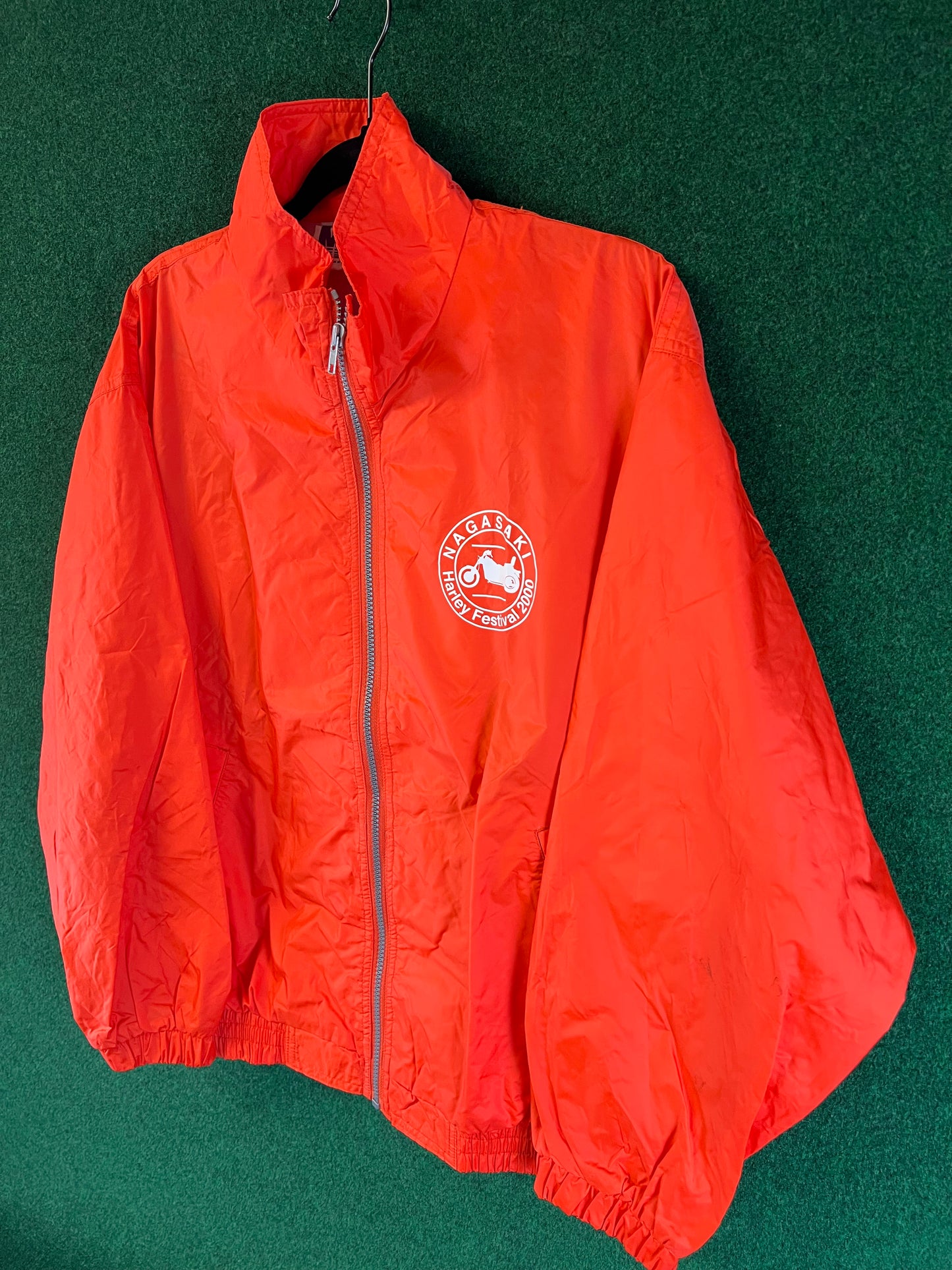 Nagasaki, Japan - Harley Festival 2000 Volunteer Staff Windbreaker Jacket & DVD Set