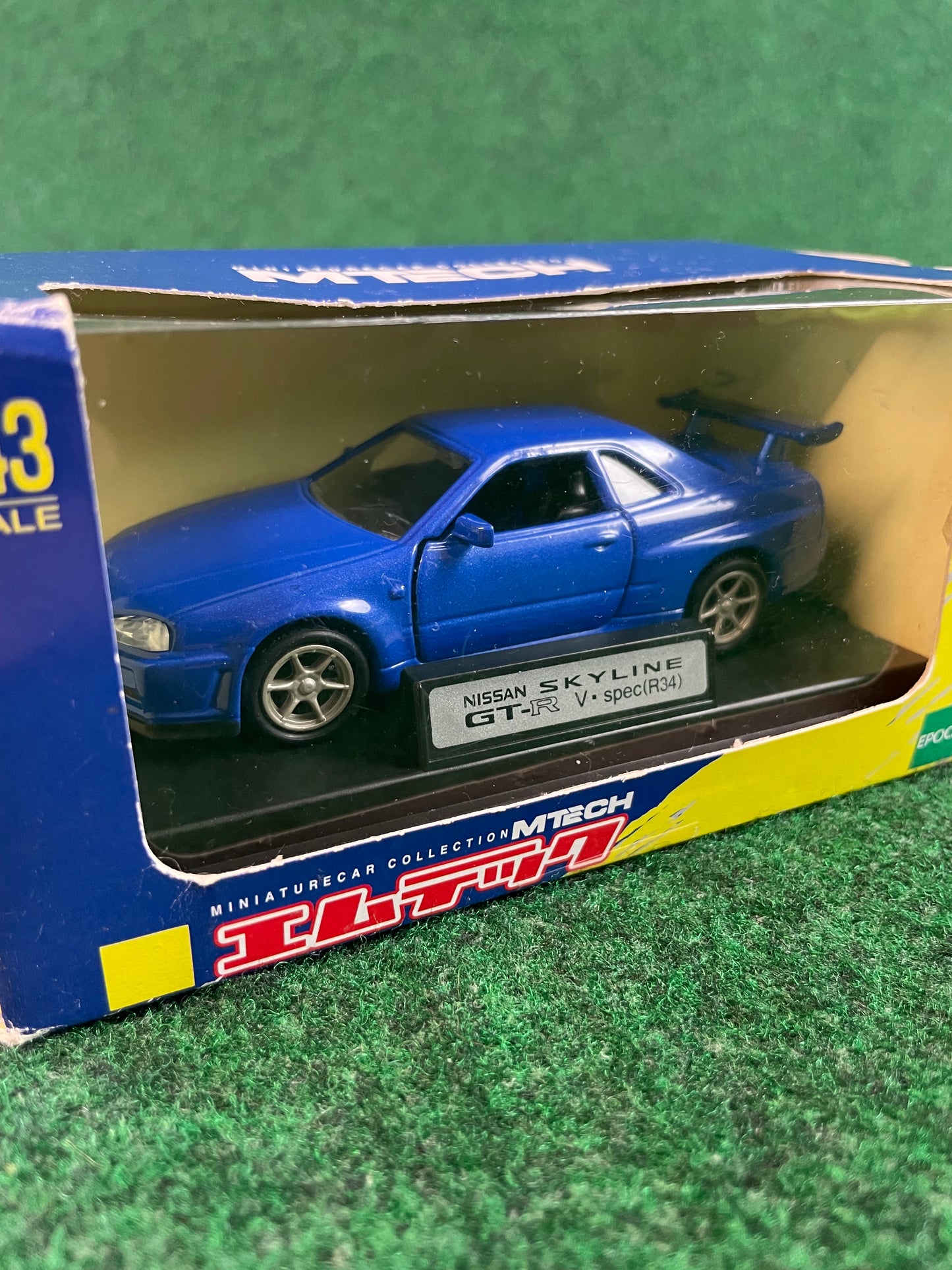 MTECH Nissan Skyline R34 GT-R - Blue 1/43 Scale Diecast