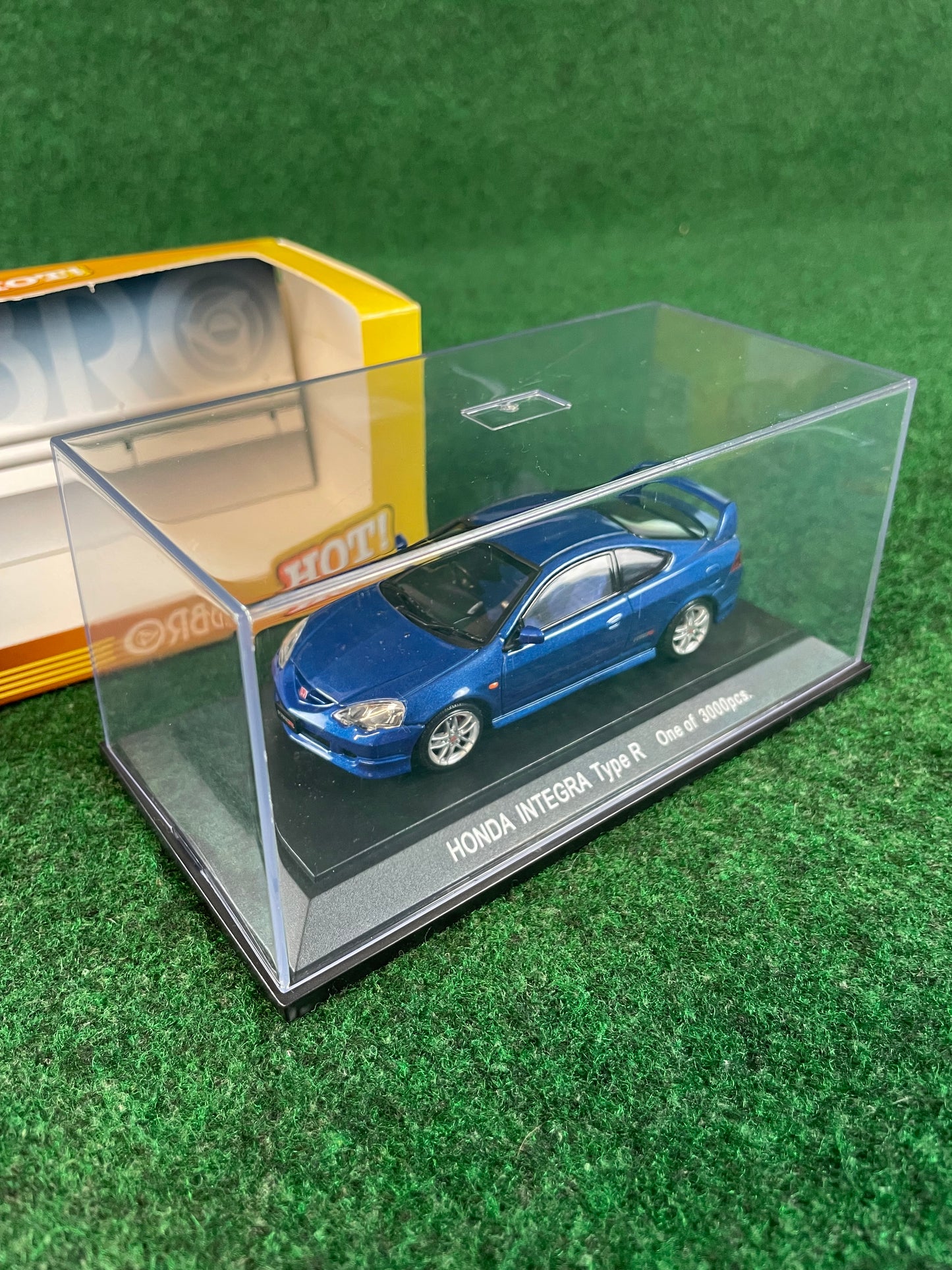 EBBRO HOT! MUGEN 2001 Honda Integra Type R DC5 (Blue) 1/43 Scale Diecast