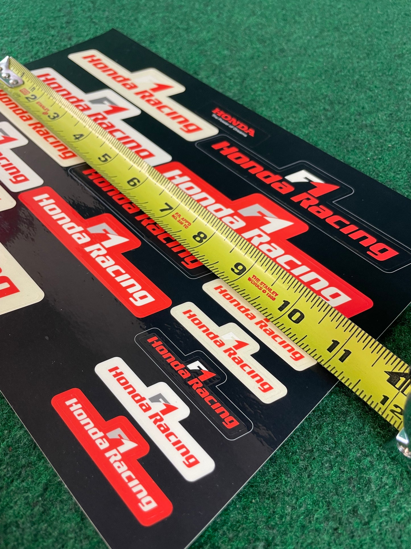 Honda Racing F1 Formula 1 - Sticker Sheet