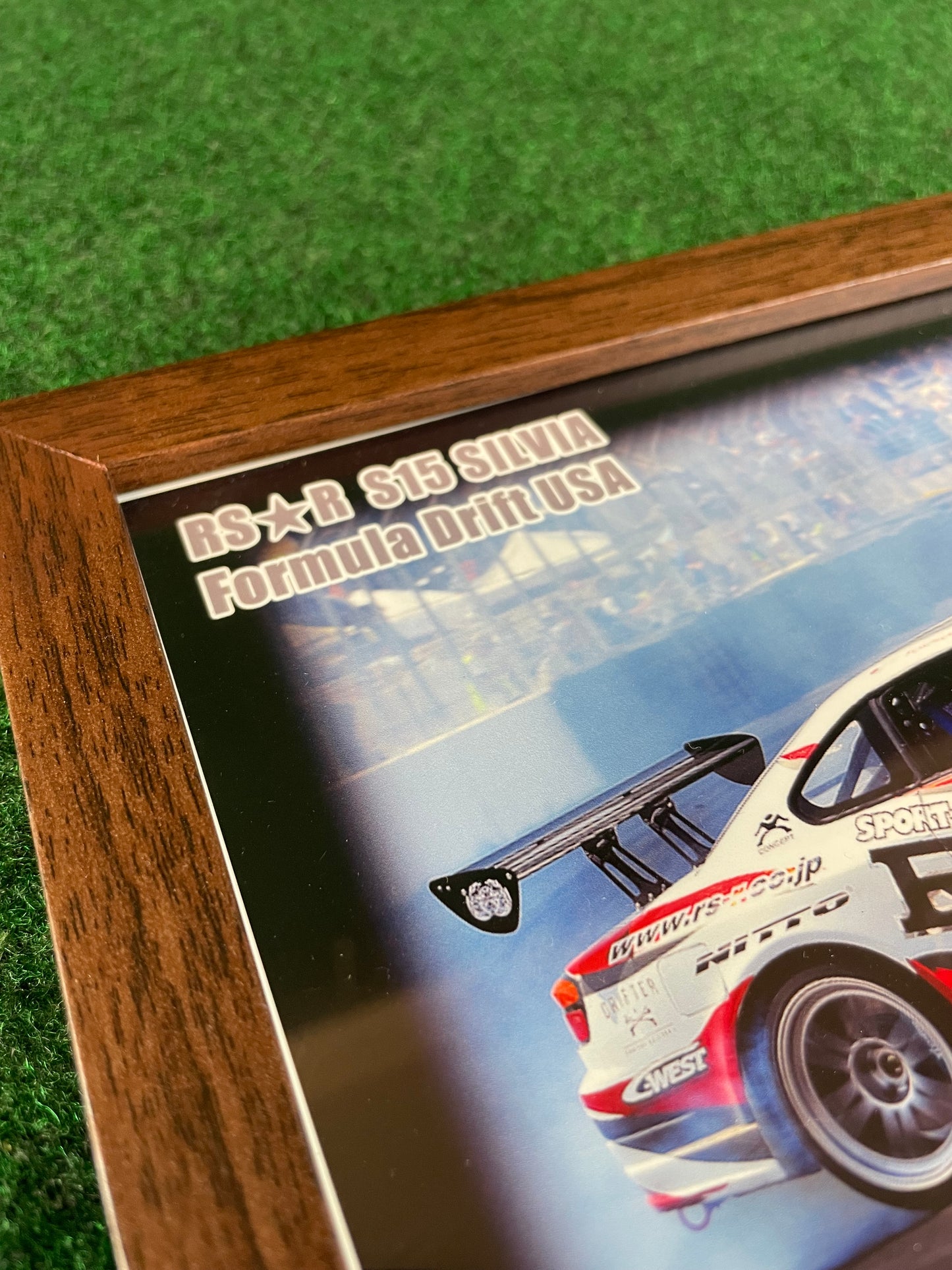 RSR - Nissan Silvia S15 Formula Drift USA Framed Photo & Sticker Set