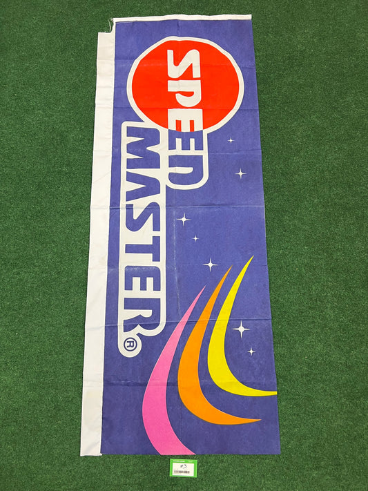 Speed Master Oil and Lubricants (3) - Vintage Japanese Event and Retail Advertising Nobori Banner