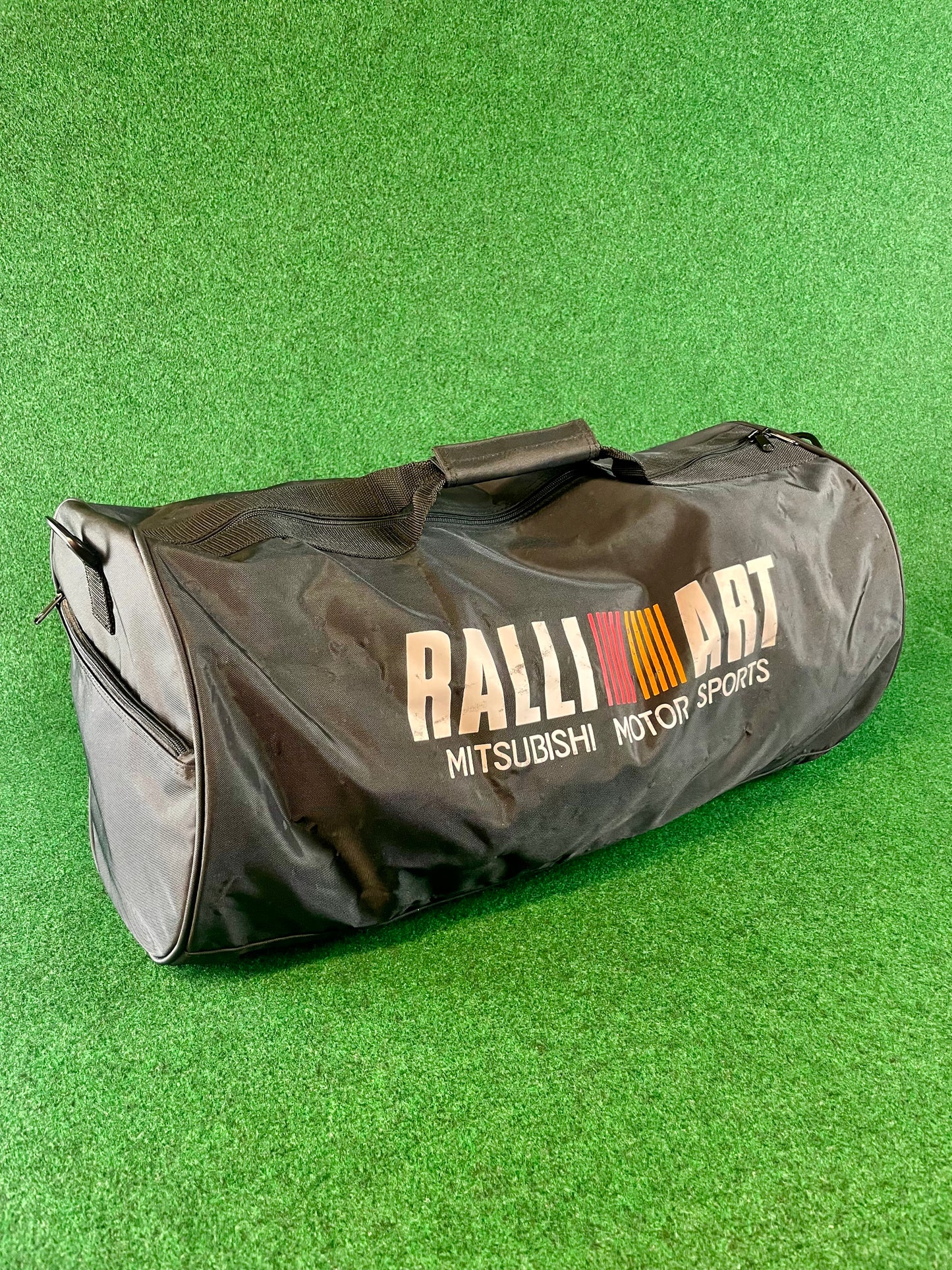 RALLIART - Mitsubishi Motor Sports Vintage Black Duffle Bag
