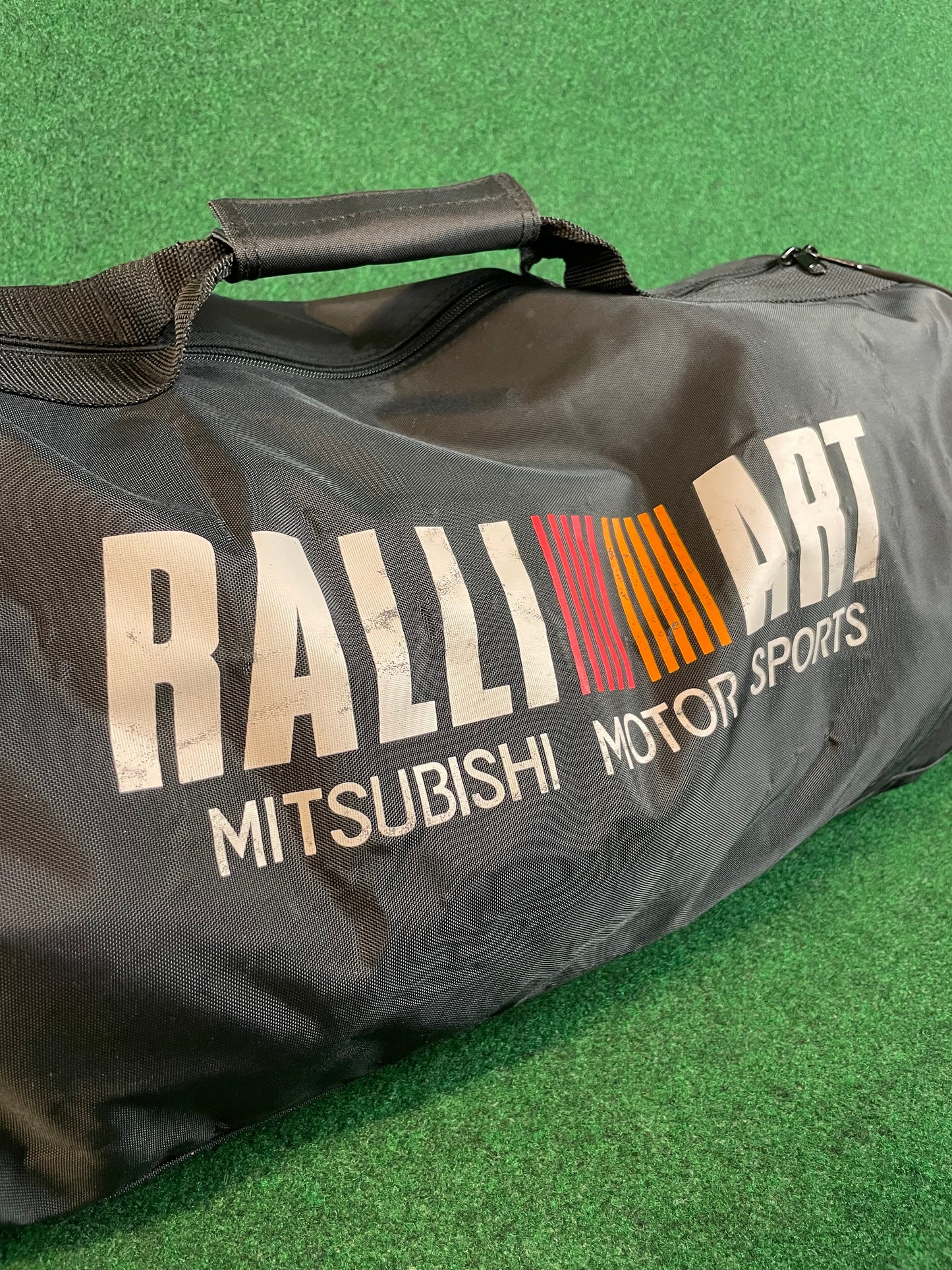 RALLIART - Mitsubishi Motor Sports Vintage Black Duffle Bag