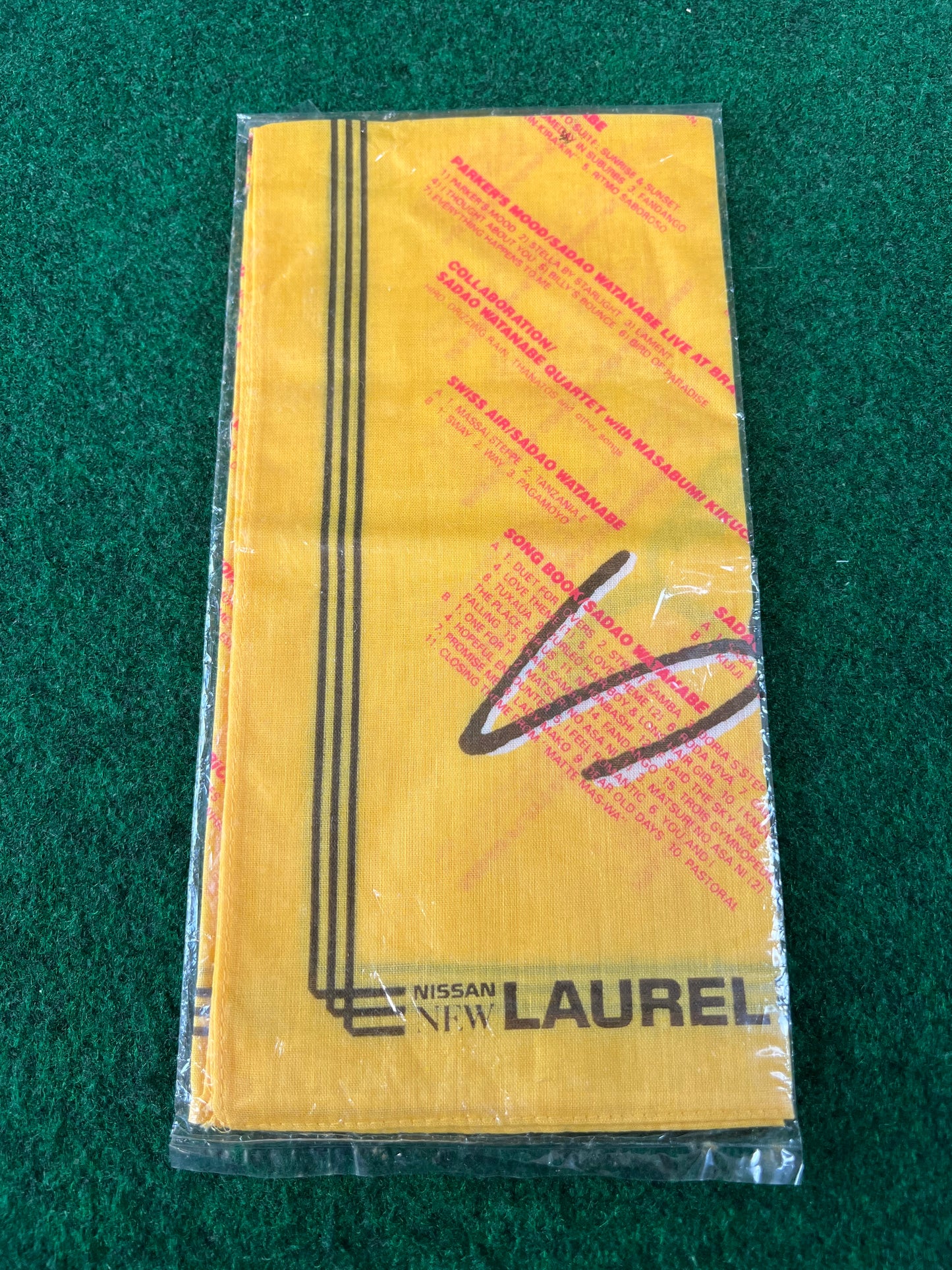 Nissan Laurel - Sadao Watanabe Promotional Bandana Handkerchief