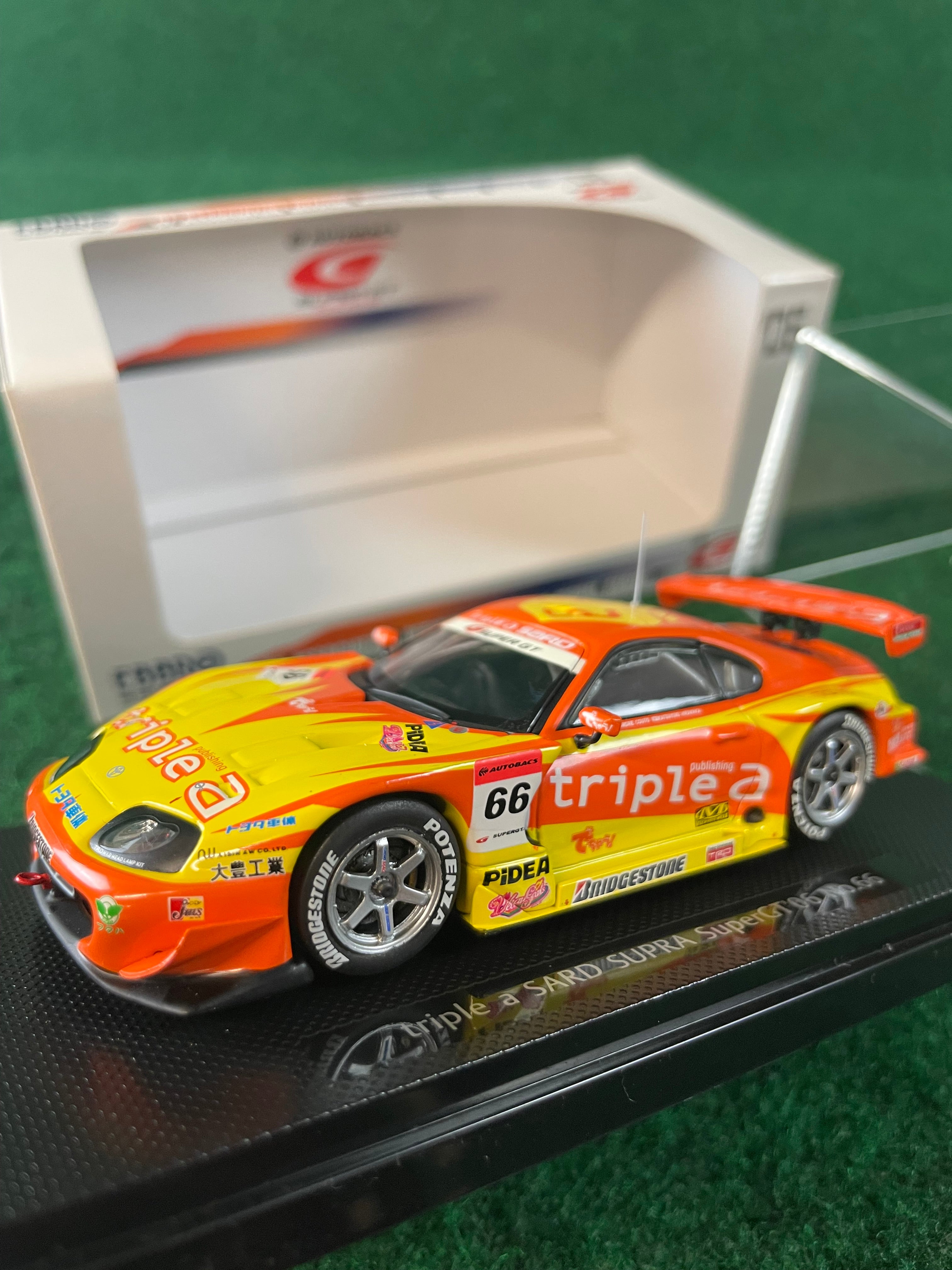 EBBRO - SuperGT 2006 triple a SARD Toyota Supra No. 66 1/43 Scale