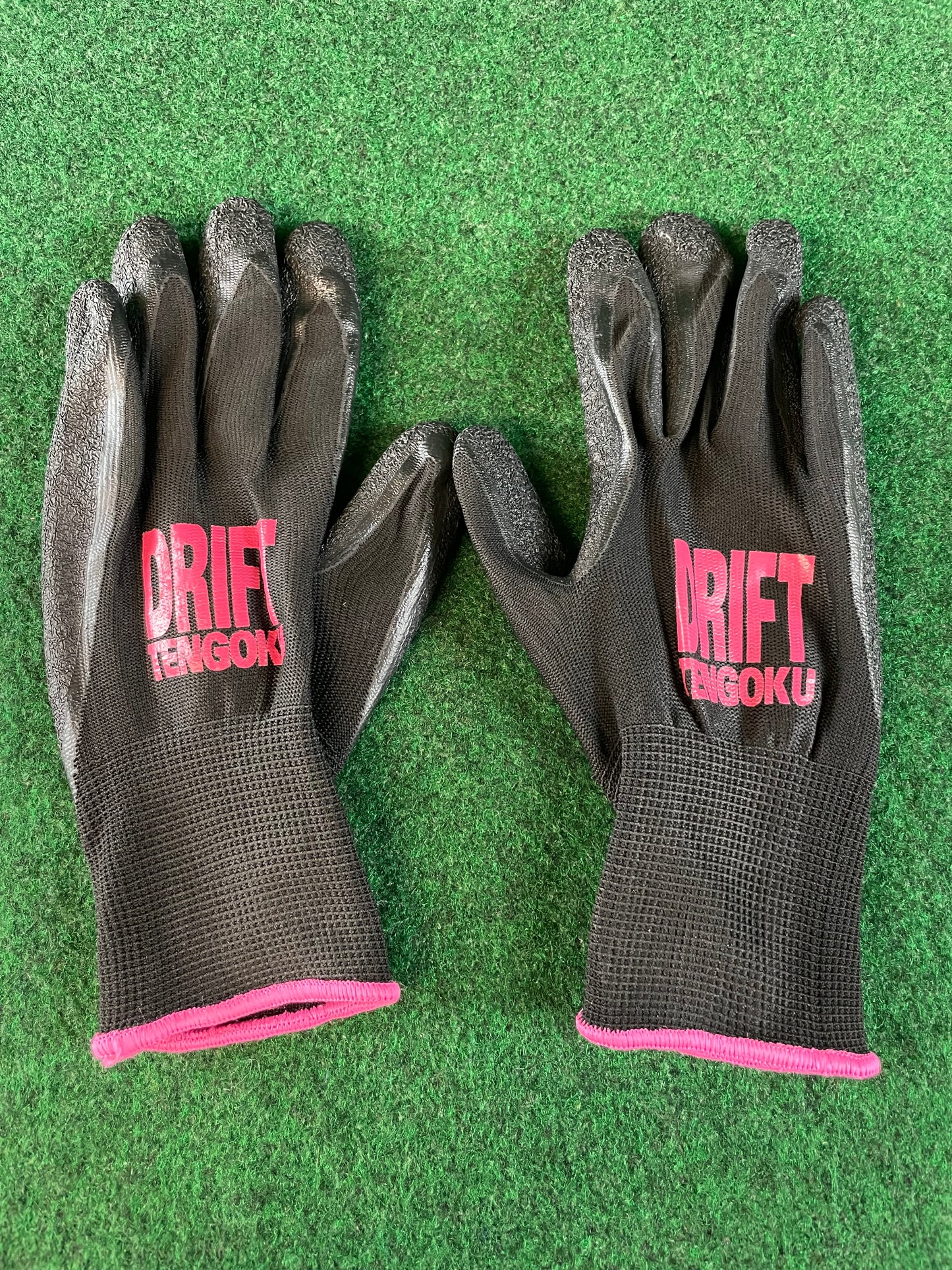 Drift Tengoku - (3) Elastic Rubber Grip Work Gloves
