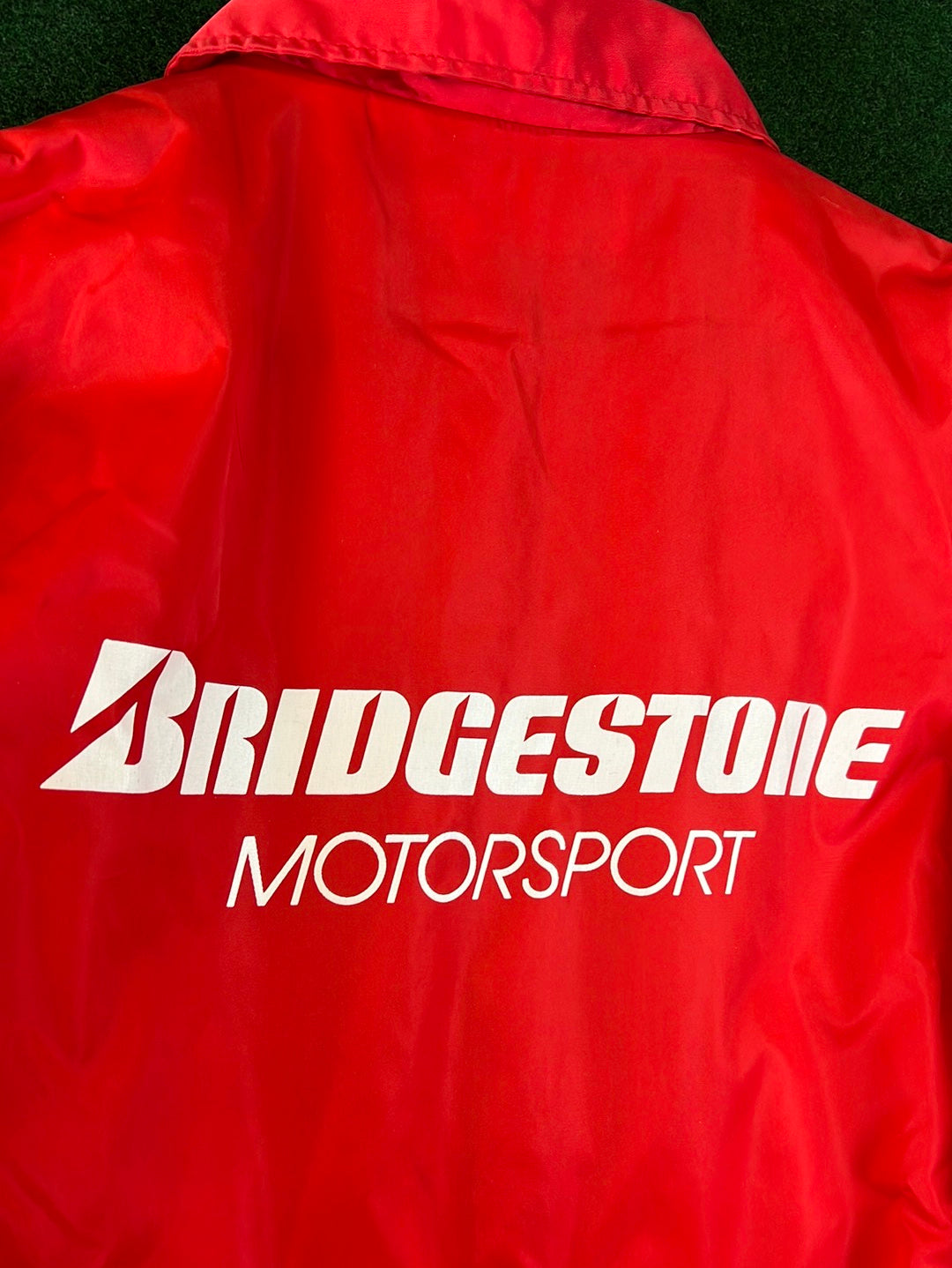 Bridgestone Motorsport Button Down, Lined Windbreaker Jacket