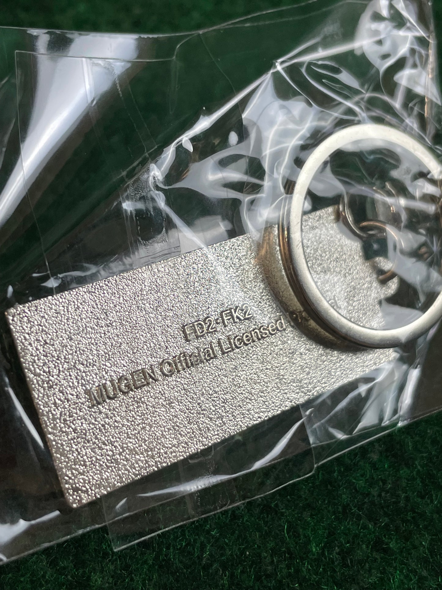TC Juurokuhoi Vending Machine - Honda Civic Type R FD2 FK2 MUGEN Metal Logo Keychain