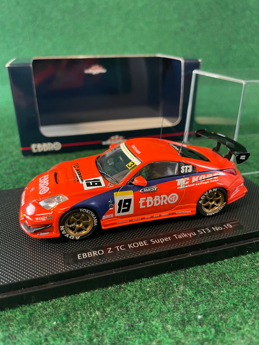 EBBRO Racing Collection Nissan Fairlady Z - TC KOBE Cwest 1/43 Scale Diecast