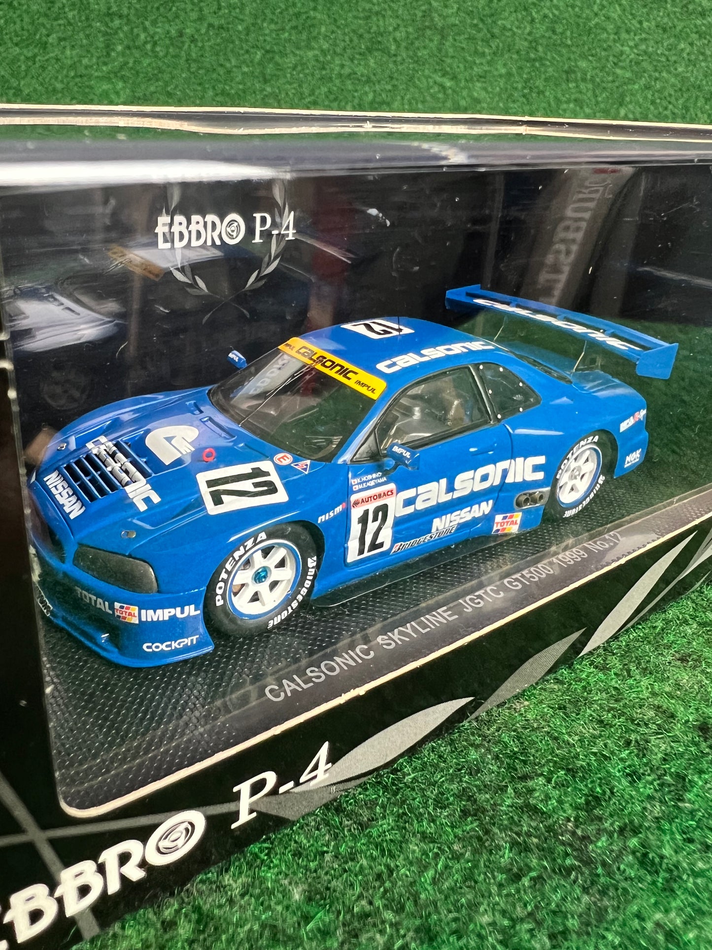 EBBRO P-4 - JGTC 1999 Calsonic Nissan Skyline R34 GTR 1/43 Scale Diecast