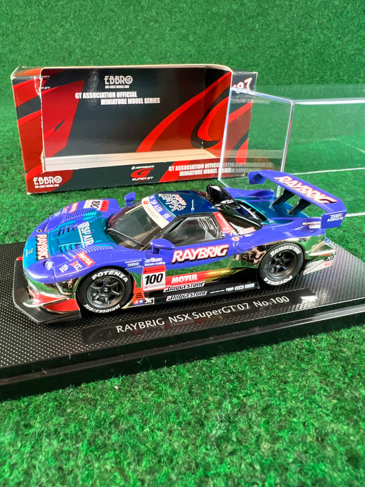 EBBRO - SuperGT 2007 Raybrig Honda NSX 1/43 Scale Diecast