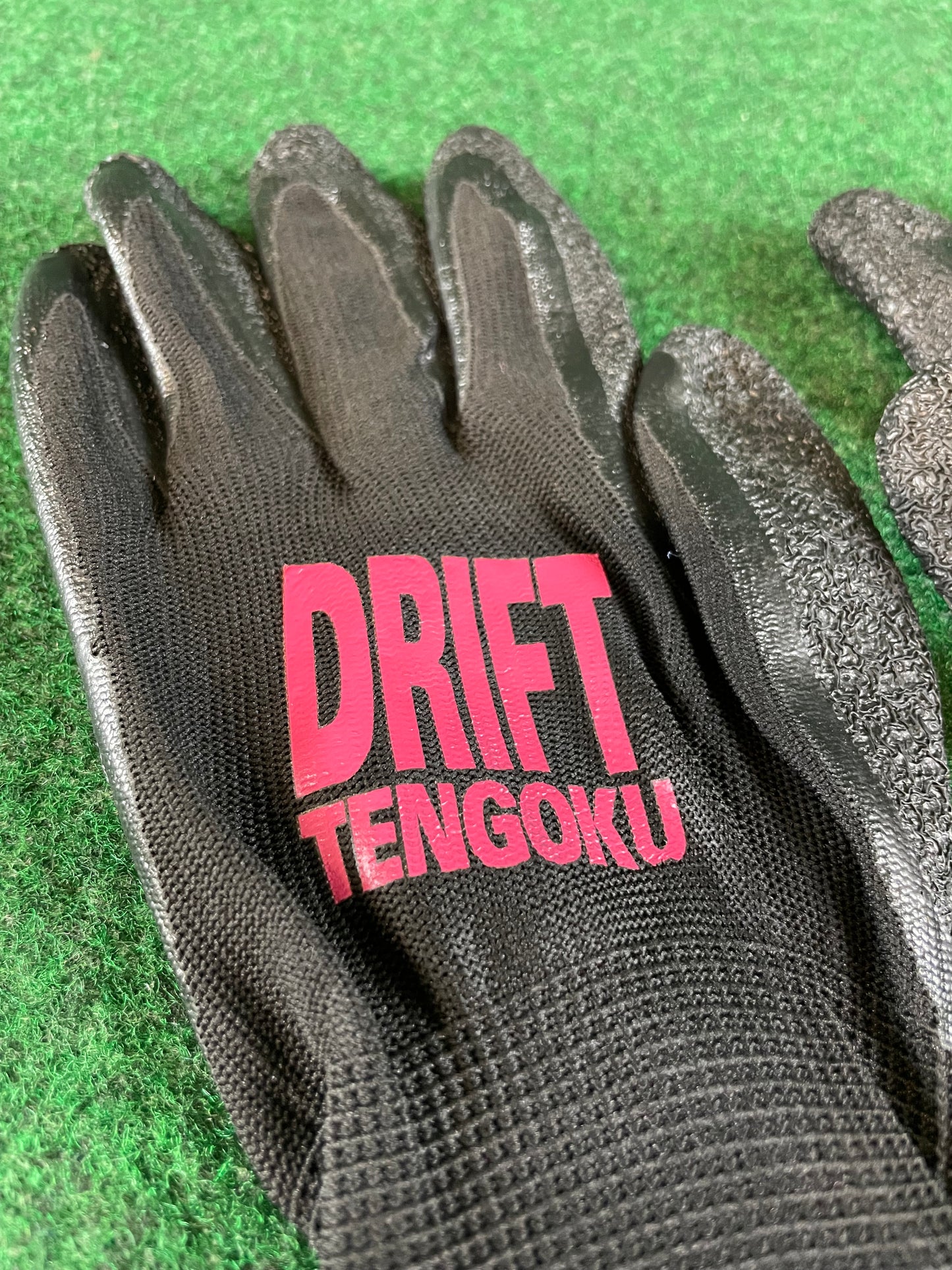 Drift Tengoku - (1) Elastic Rubber Grip Work Gloves