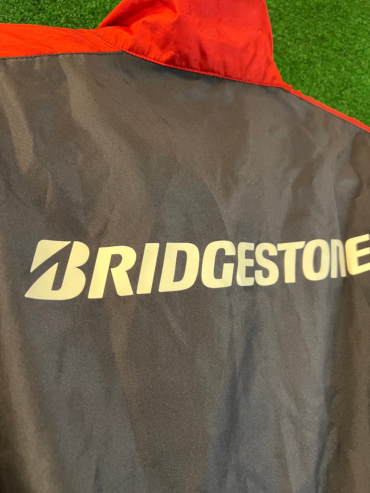Bridgestone “Buy Properly” - Dark Blue/Red Windbreaker Jacket (L)