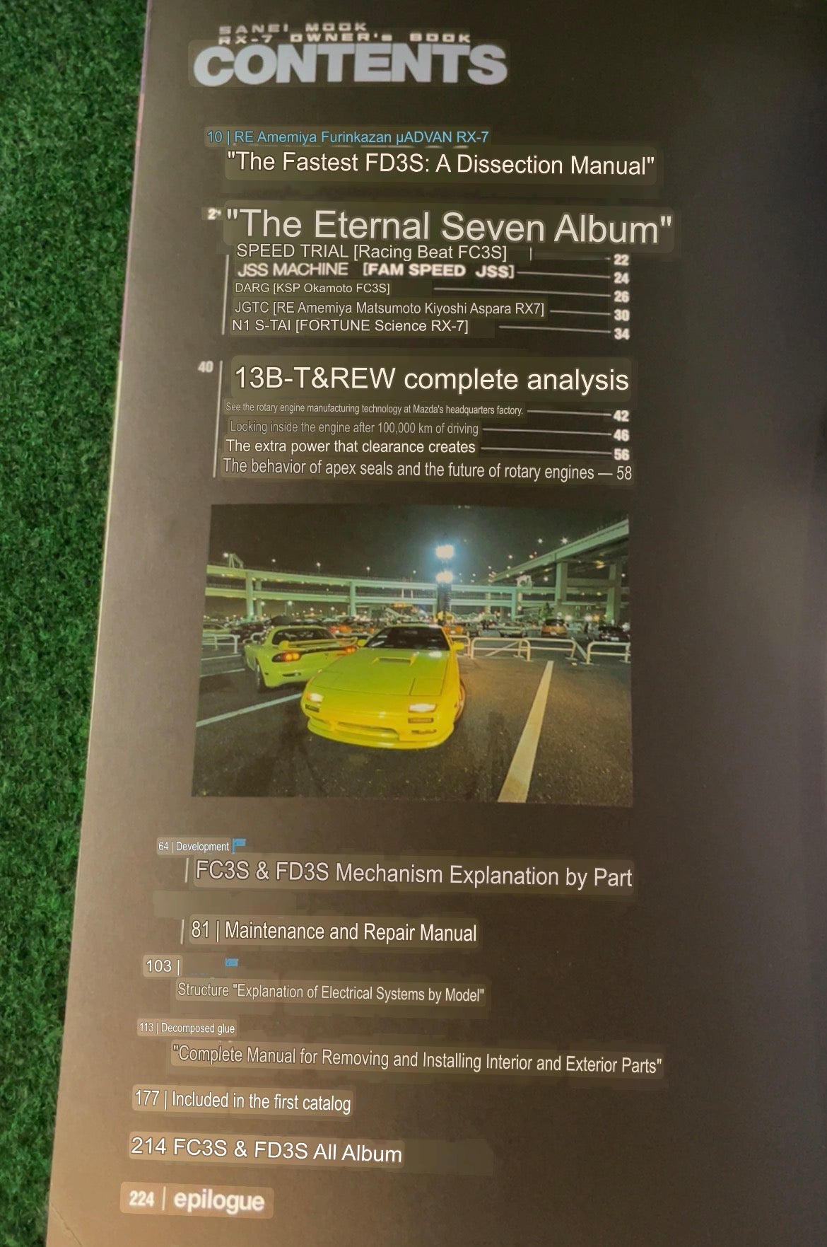 RX-7 Owner's Book - Mazda RX-7 FC3S FD3S Magazine