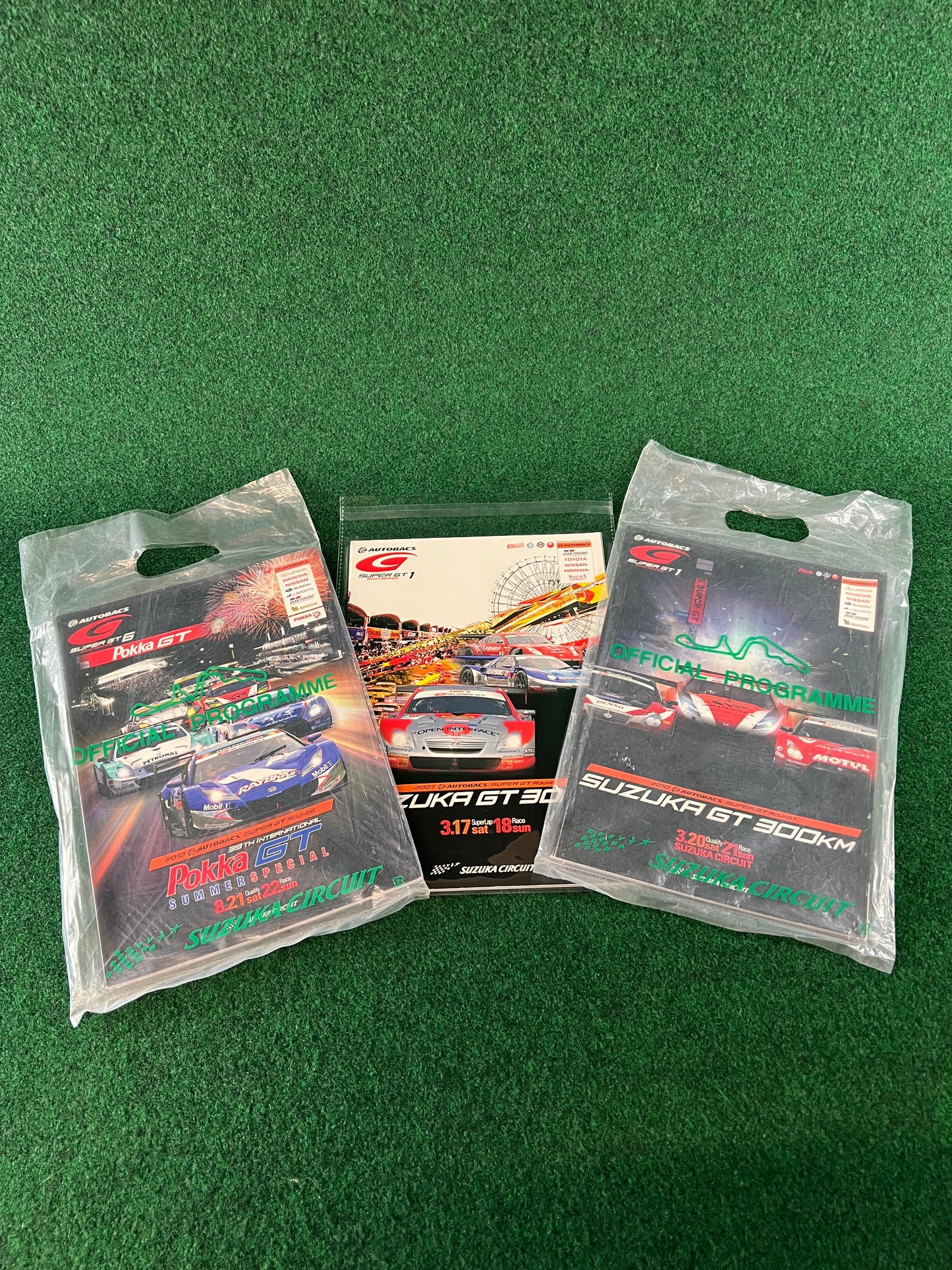 SUPERGT Event Program Set - 2007 Round 1, 2010 Round 1 & 6 Set