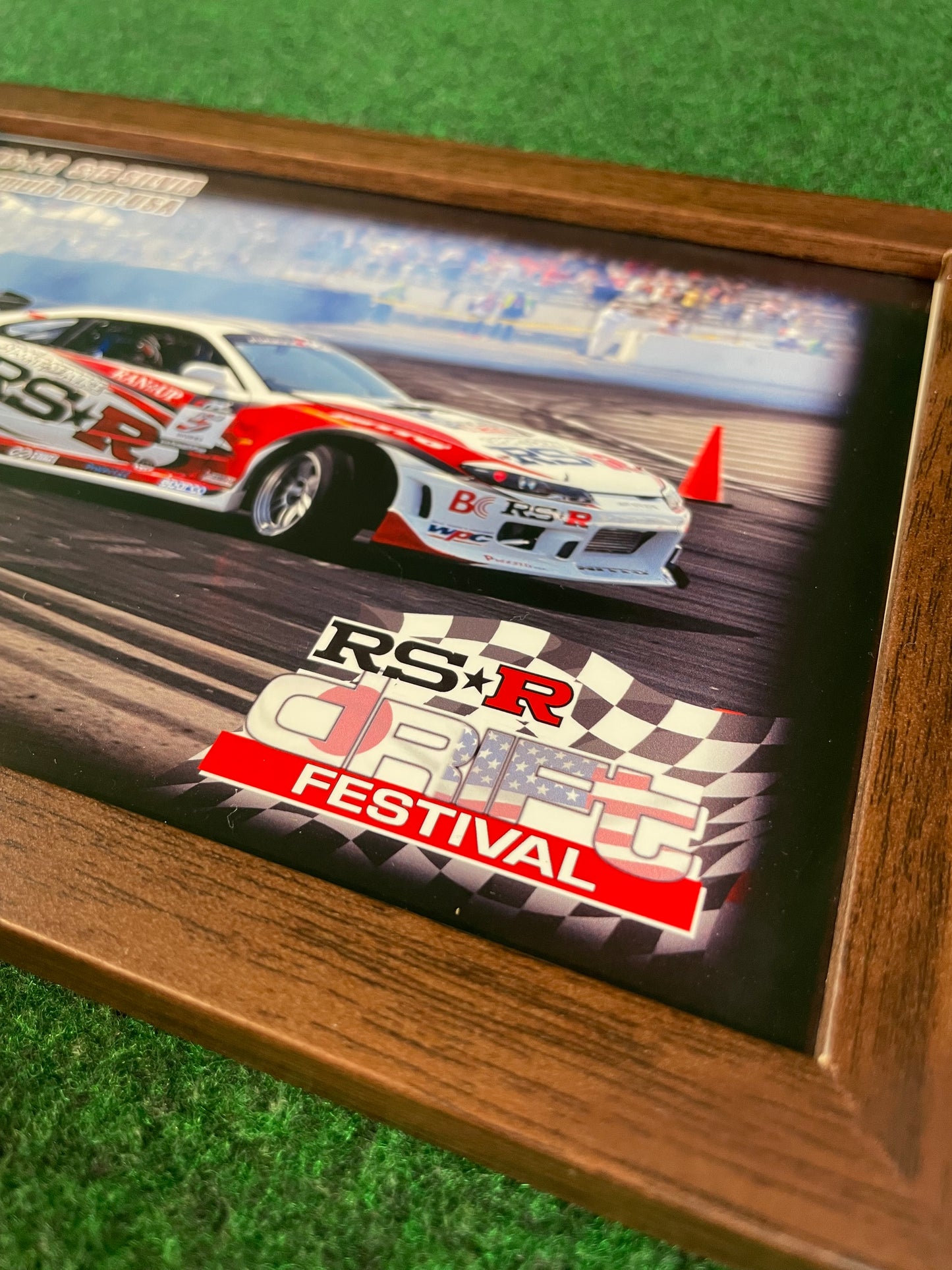 RSR - Nissan Silvia S15 Formula Drift USA Framed Photo & Sticker Set