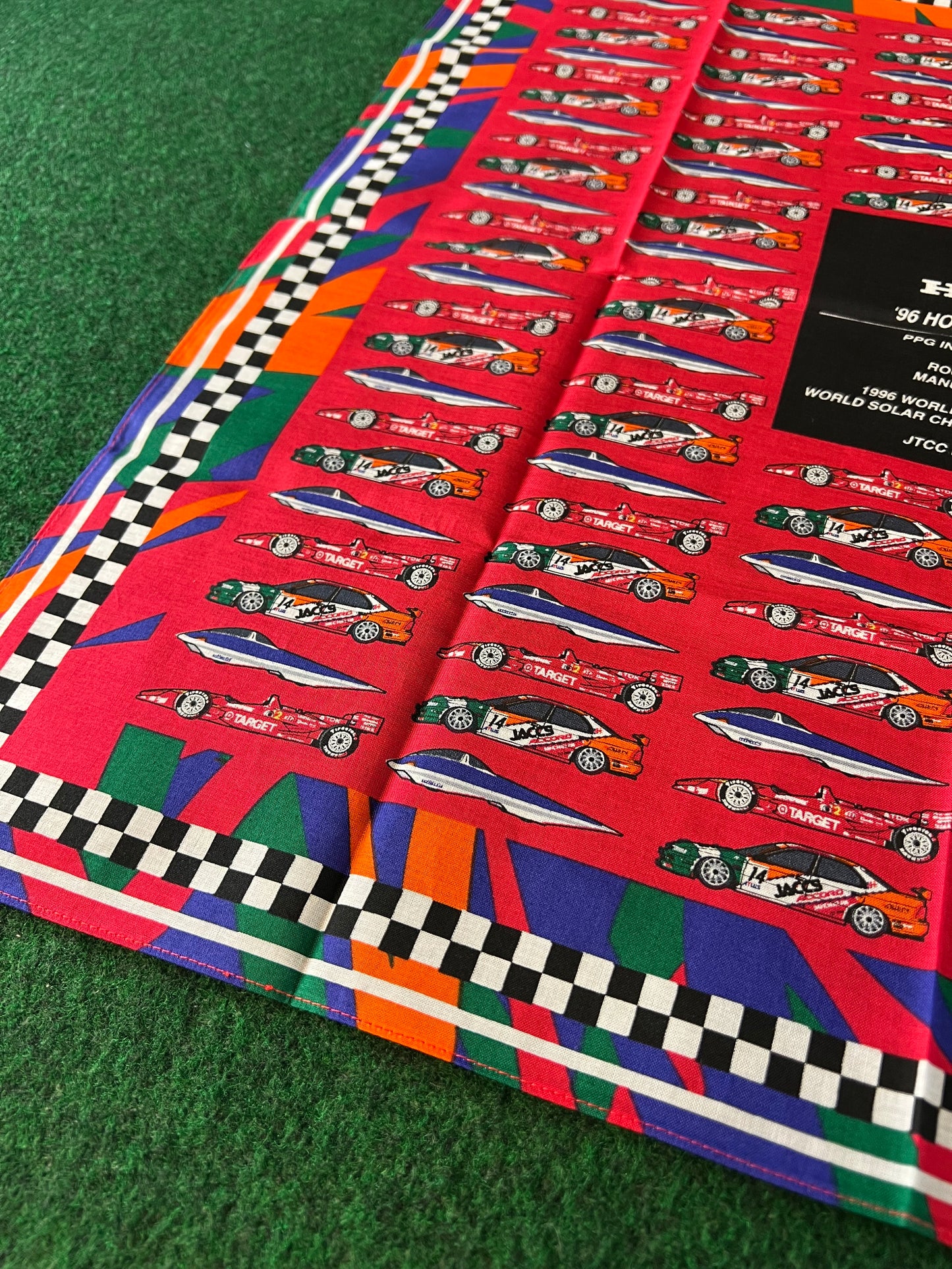 HONDA - 1996 Racing Scene Indycar, Solar Challenge & JTCC Accord Handkerchief Cloth