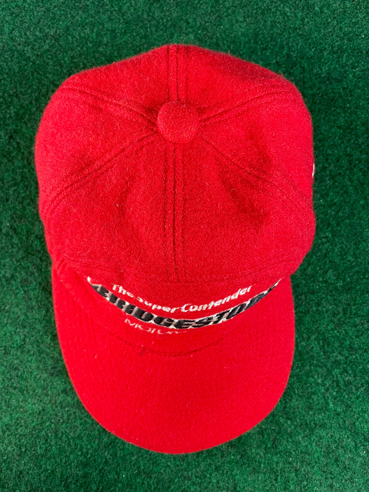 Bridgestone Motorsport - Vintage Red 7 Panel  Wool Hat