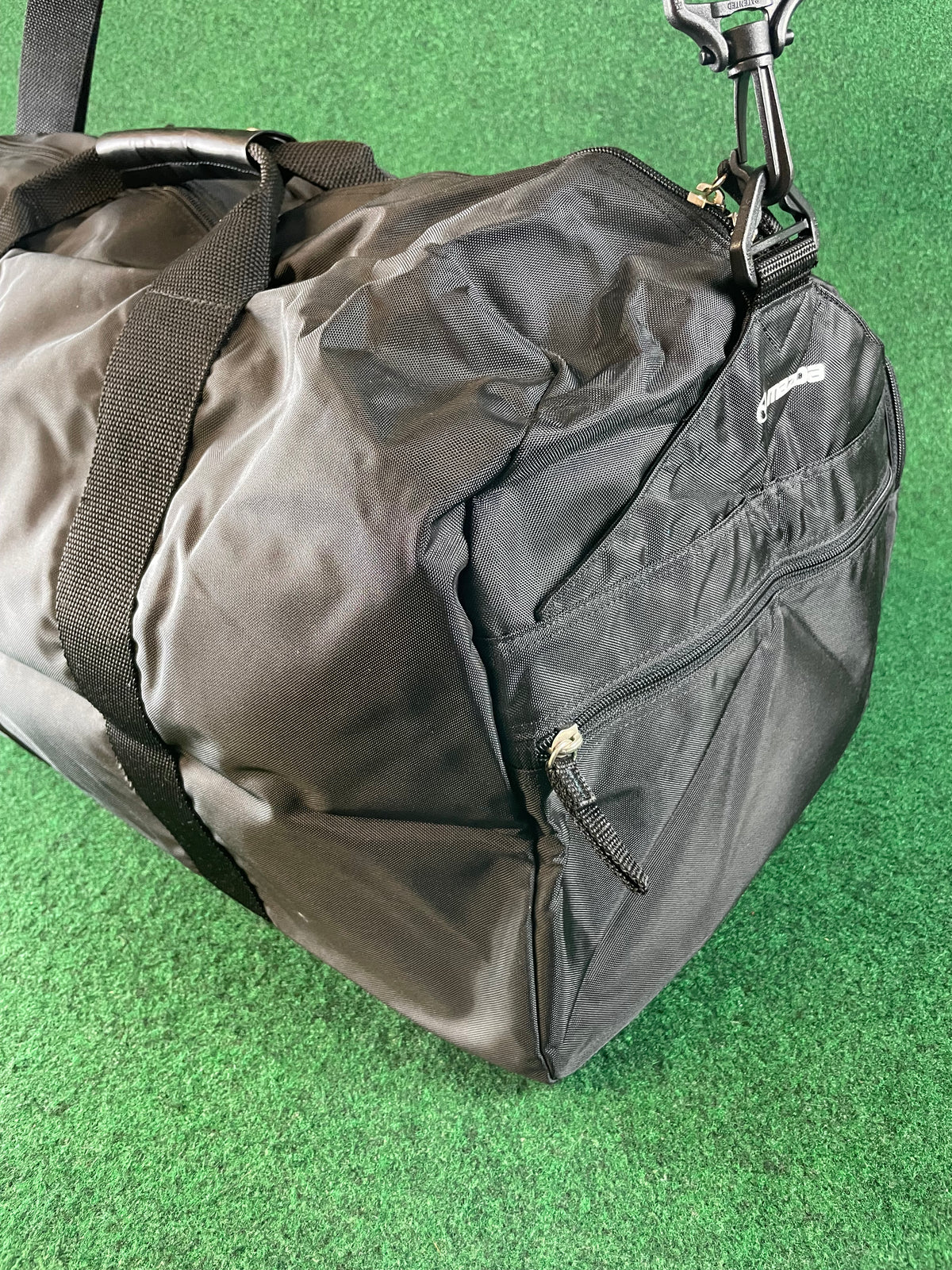 Party Race - Mazda Roadster Large Black Weather resistant Duffle Bag