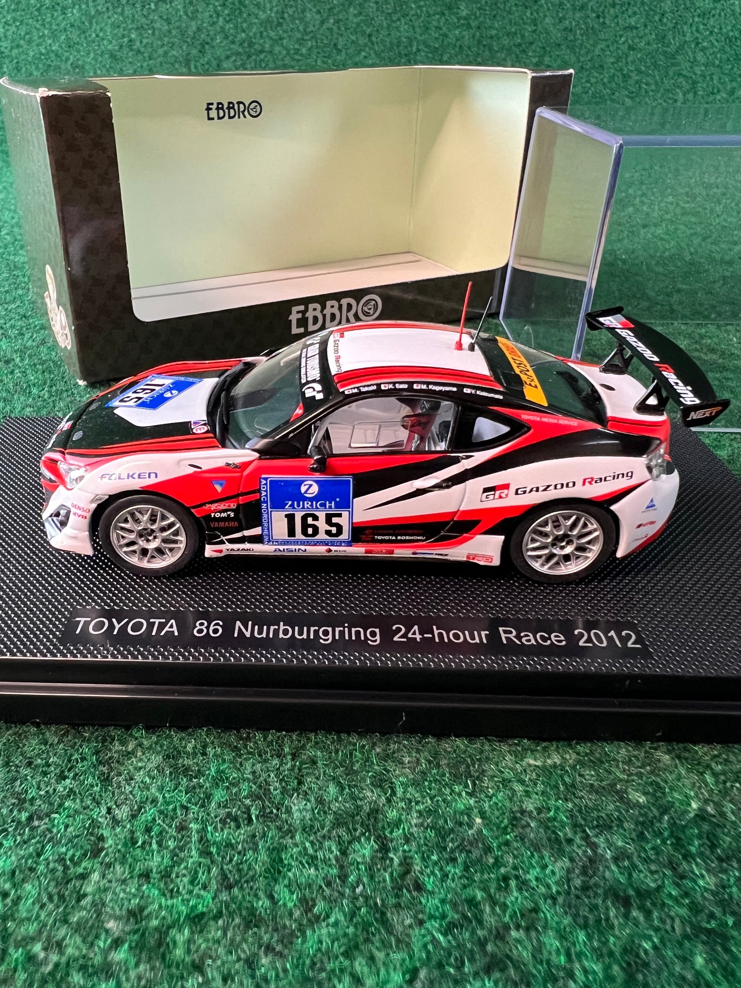 EBBRO TOYOTA 86 Nurburgring 24-hour Race 2012 No.165 1/43 Scale Diecast