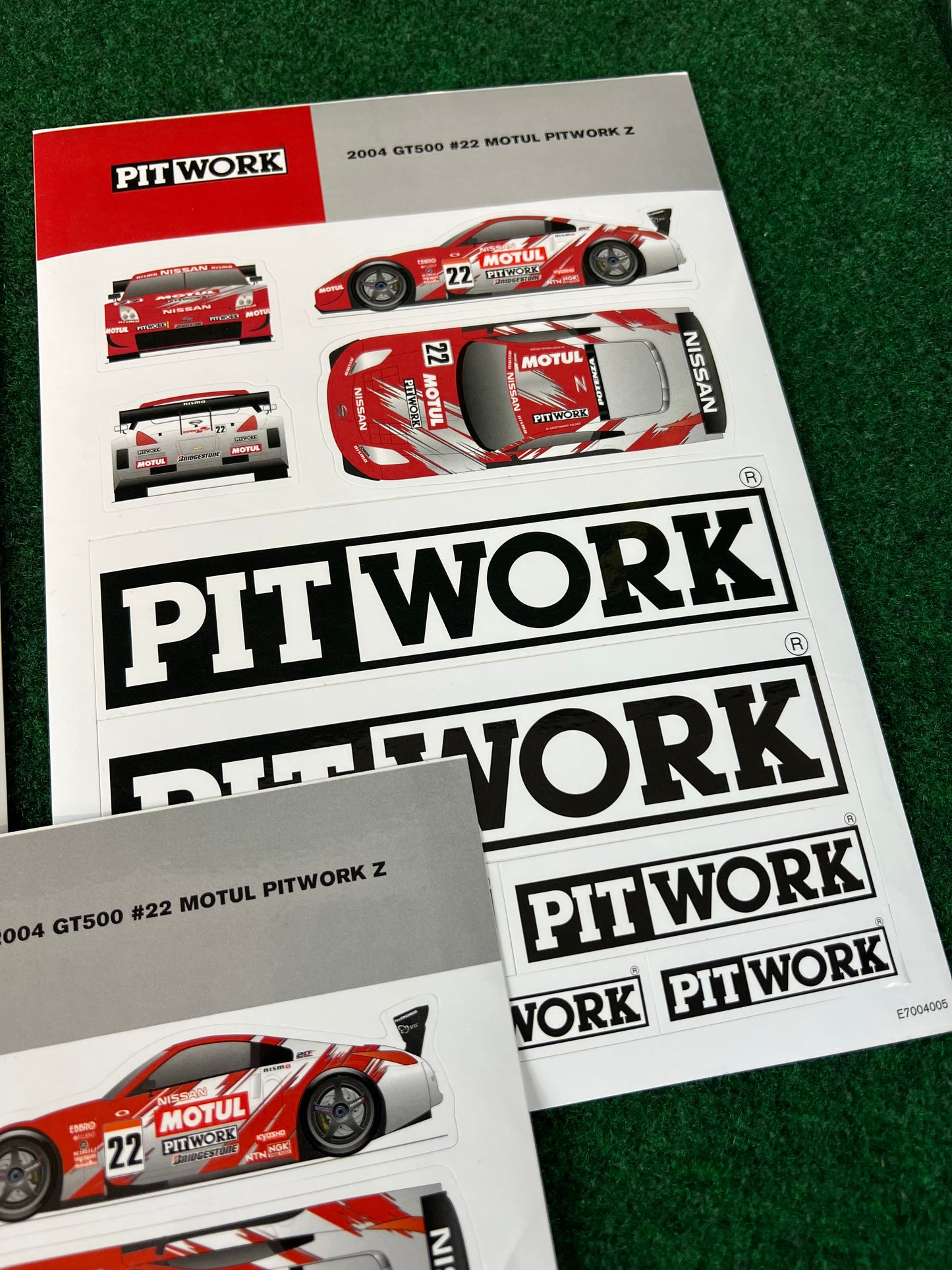 Nissan Fairlady Z JGTC Nismo Motul Pitwork Sticker Sheet Set