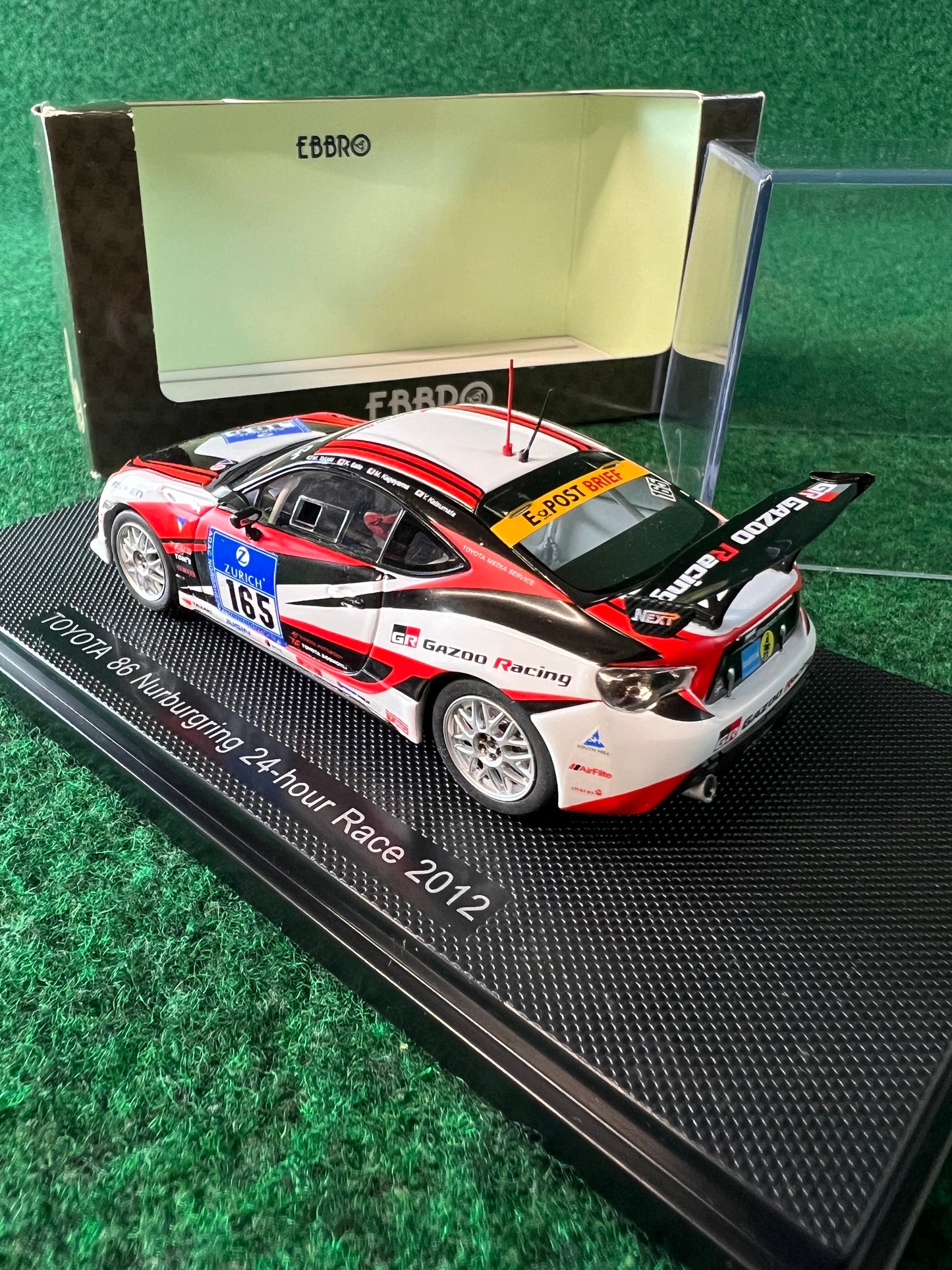 EBBRO TOYOTA 86 Nurburgring 24-hour Race 2012 No.165 1/43 Scale Diecast