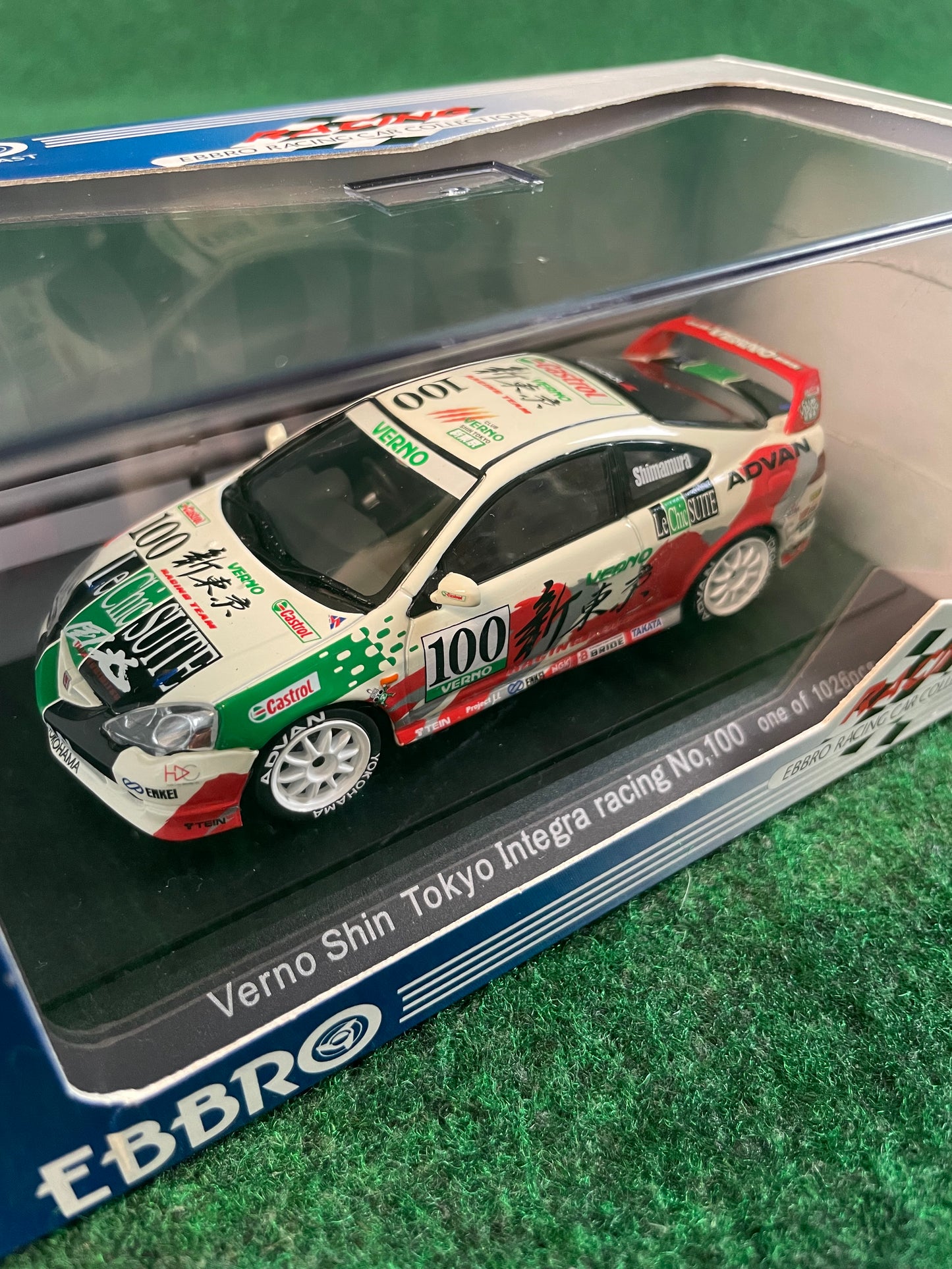 EBBRO Racing Car Collection - Verno Shin Tokyo Honda Integra Type R DC5 1/43 Scale Diecast