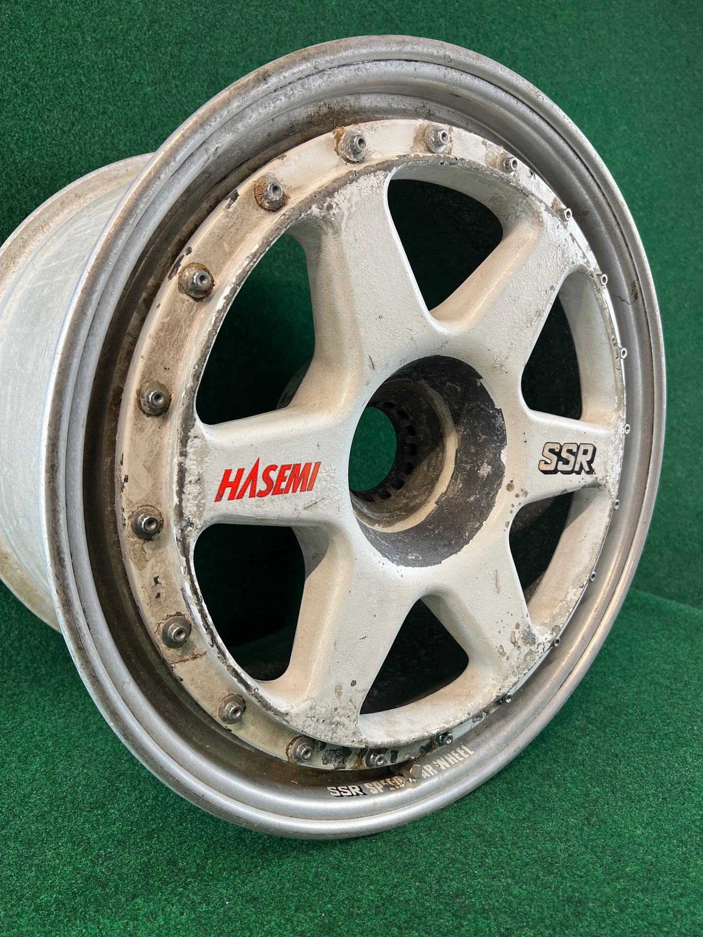 HASEMI x SSR Wheels - JGTC Nissan Skyline R32 GT-R Race Used Centerlock Wheel Set